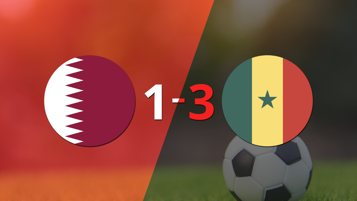 Qatar 2022: Catar no pudo con Senegal y cayó por 3 a 1