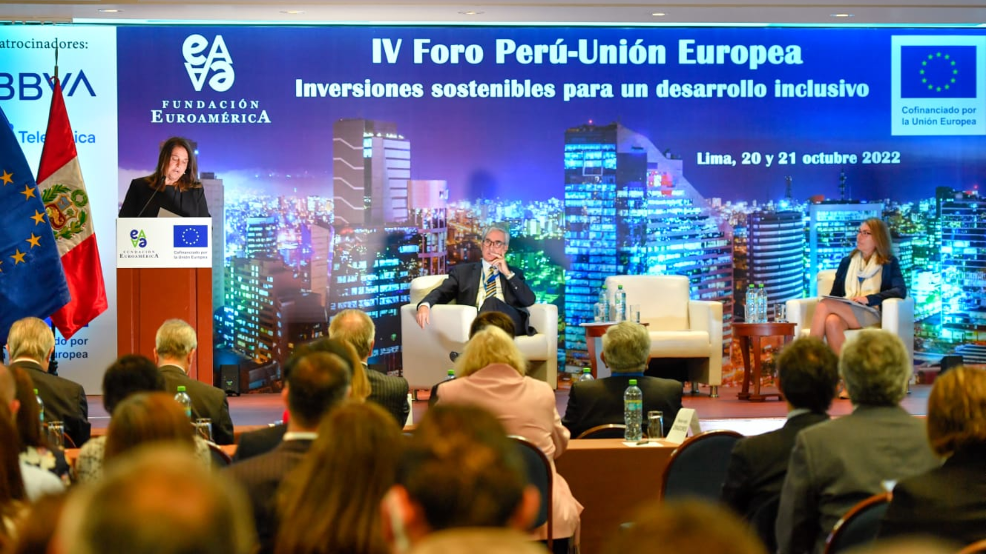IV Foro Perú - Unión Europea: Inversiones sostenibles para un desarrollo inclusivo.