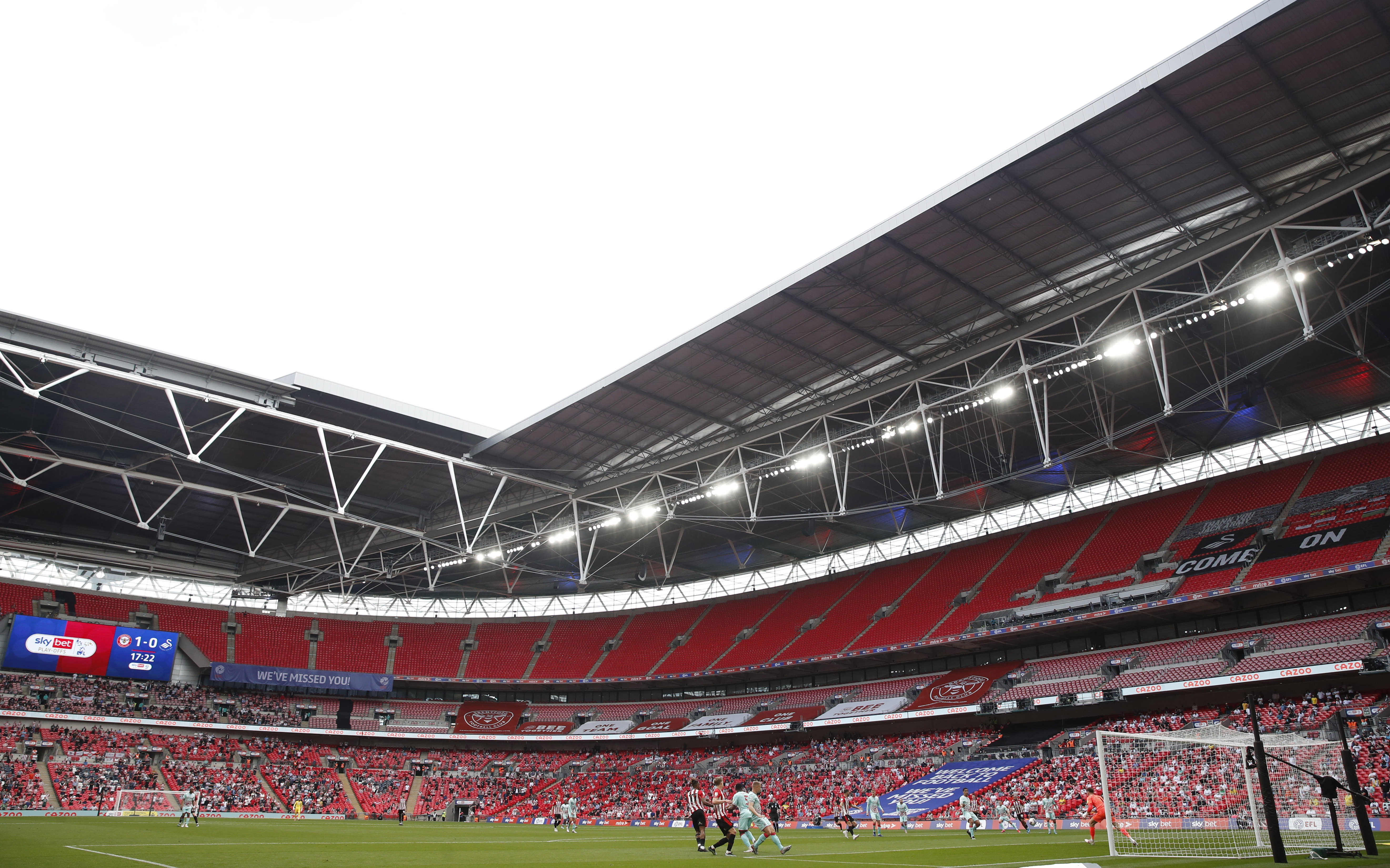 El mítico estadio de Wembley será la sede de las semifinales y la final de la Eurocopa (Foto: Reuters)