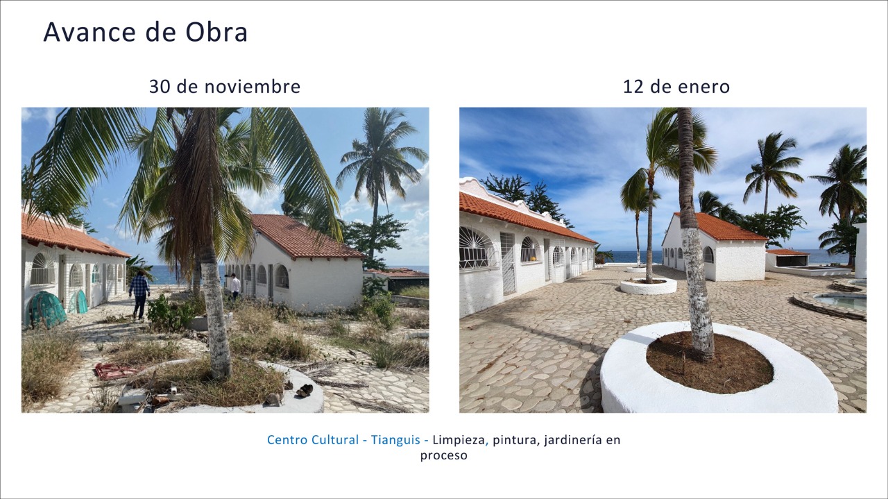 El gobierno federal procurará un ambiente de crecimiento cultura en el recinto (Foto: Twitter@lopezobrador_)
