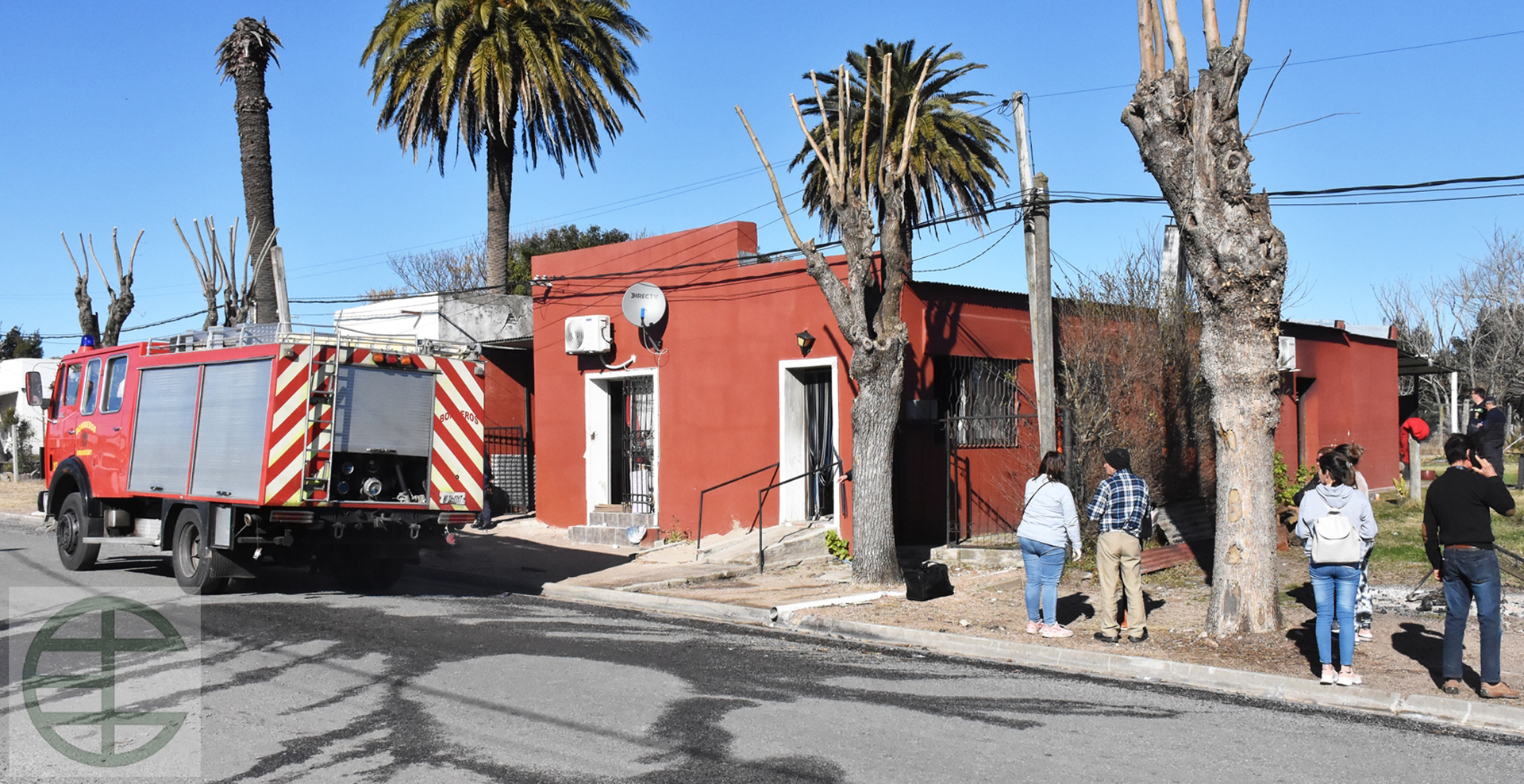 De los diez residentes del lugar, dos fallecieron. Foto: Periódico Centenario