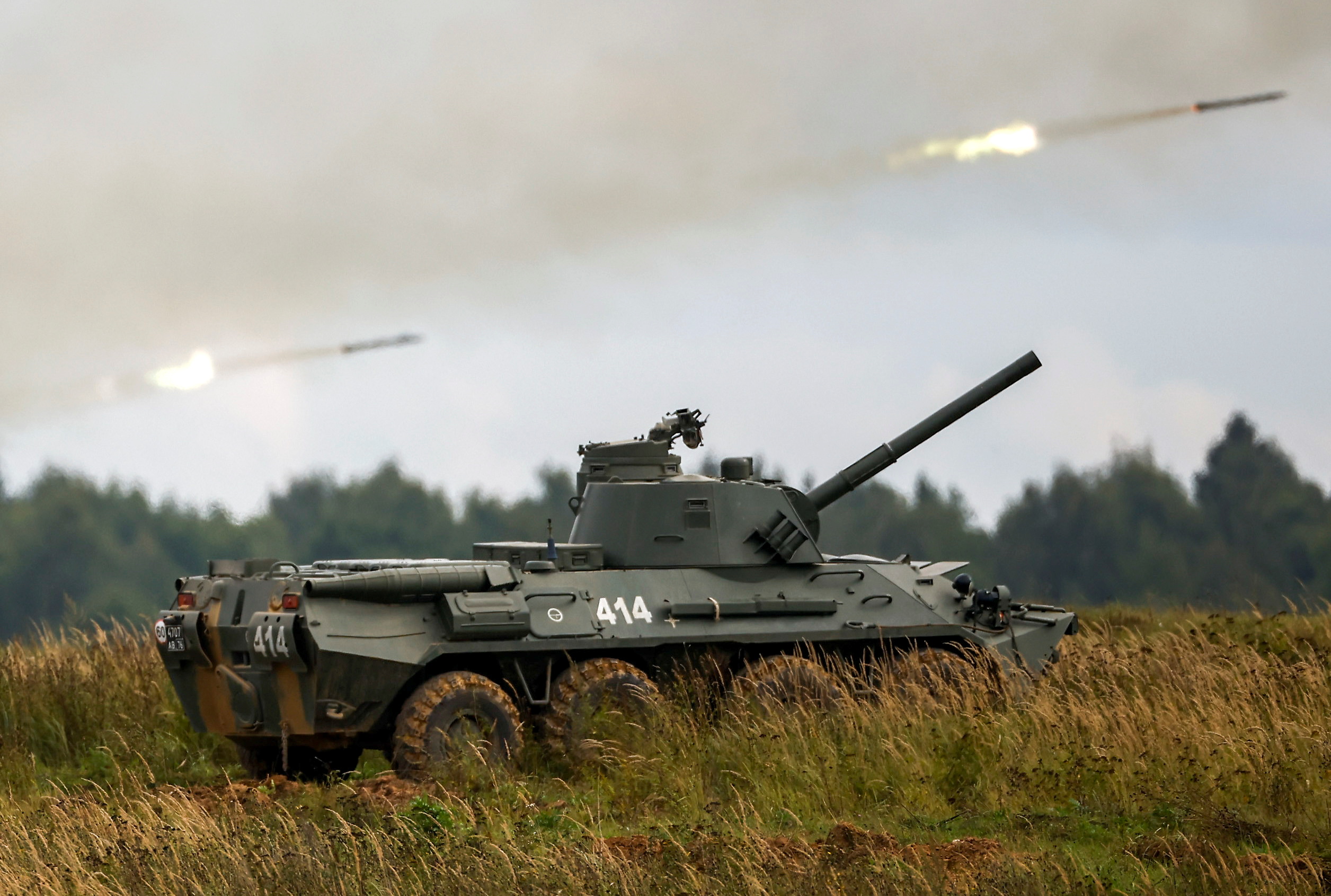 Artillería del ejército ruso (Reuters)