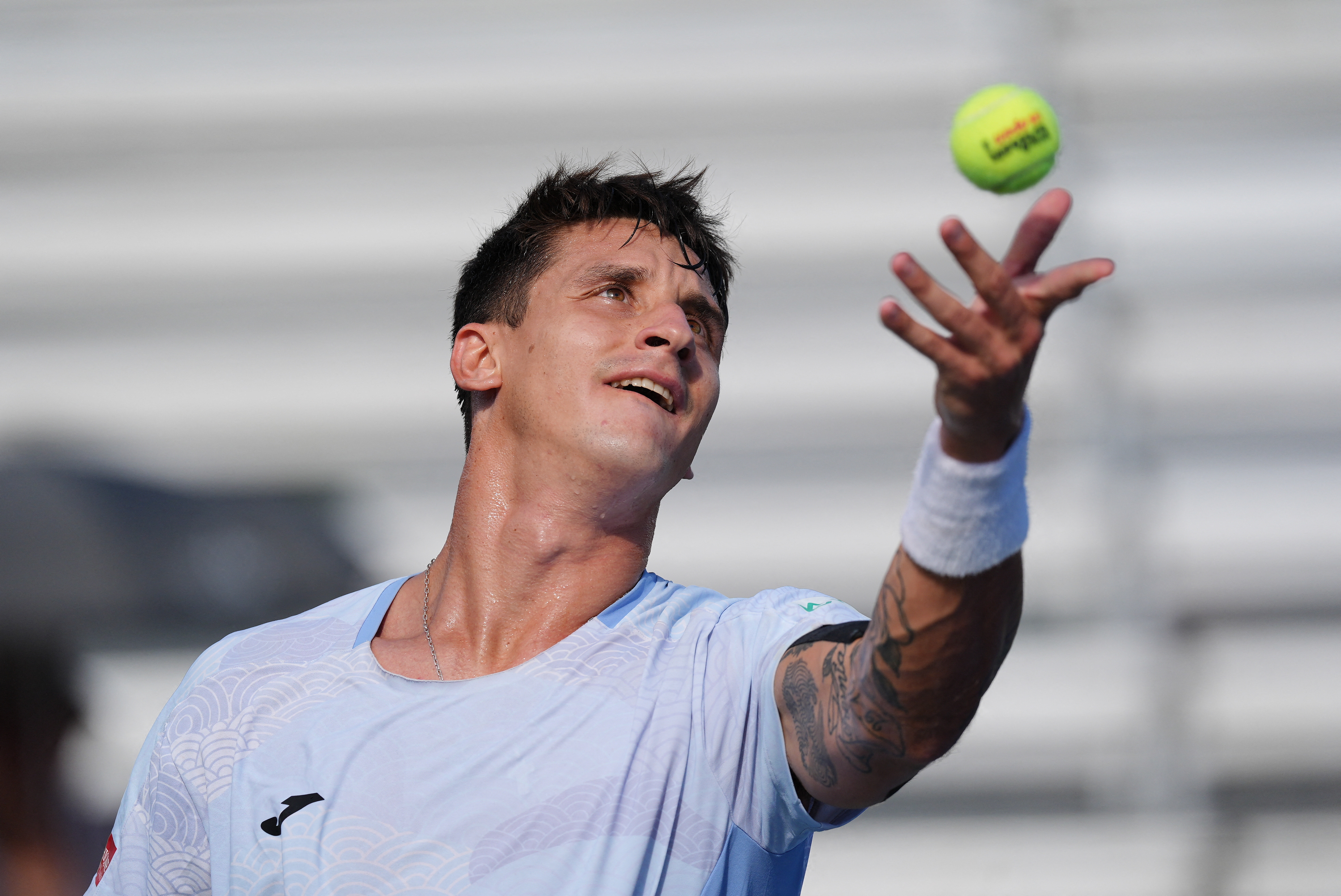 Camilo Ugo Carabelli y Juan Manuel Cer&uacute;ndolo tuvieron un estreno s&oacute;lido en el Madrid Open