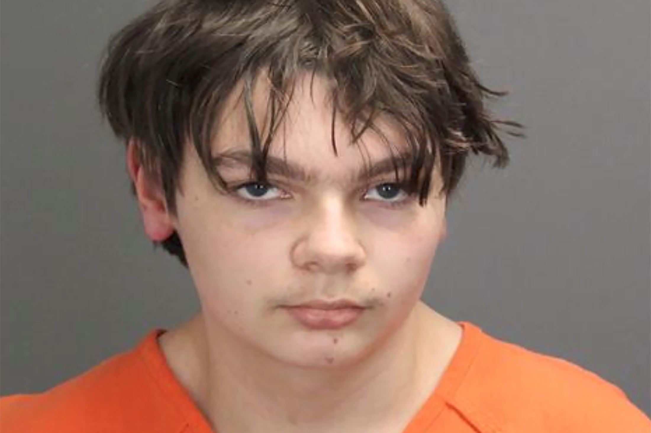 Ethan Crumbley, 15, charged with murder and terrorism for killing four classmates at Oxford High School in Michigan (Oakland County Sheriff's Office/REUTERS)