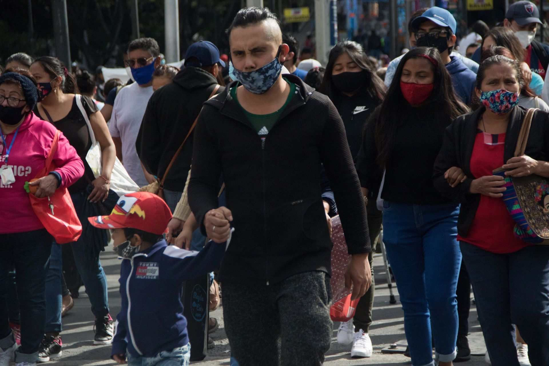 Centro Histórico. Ciudad de México, 6 de diciembre de 2020.