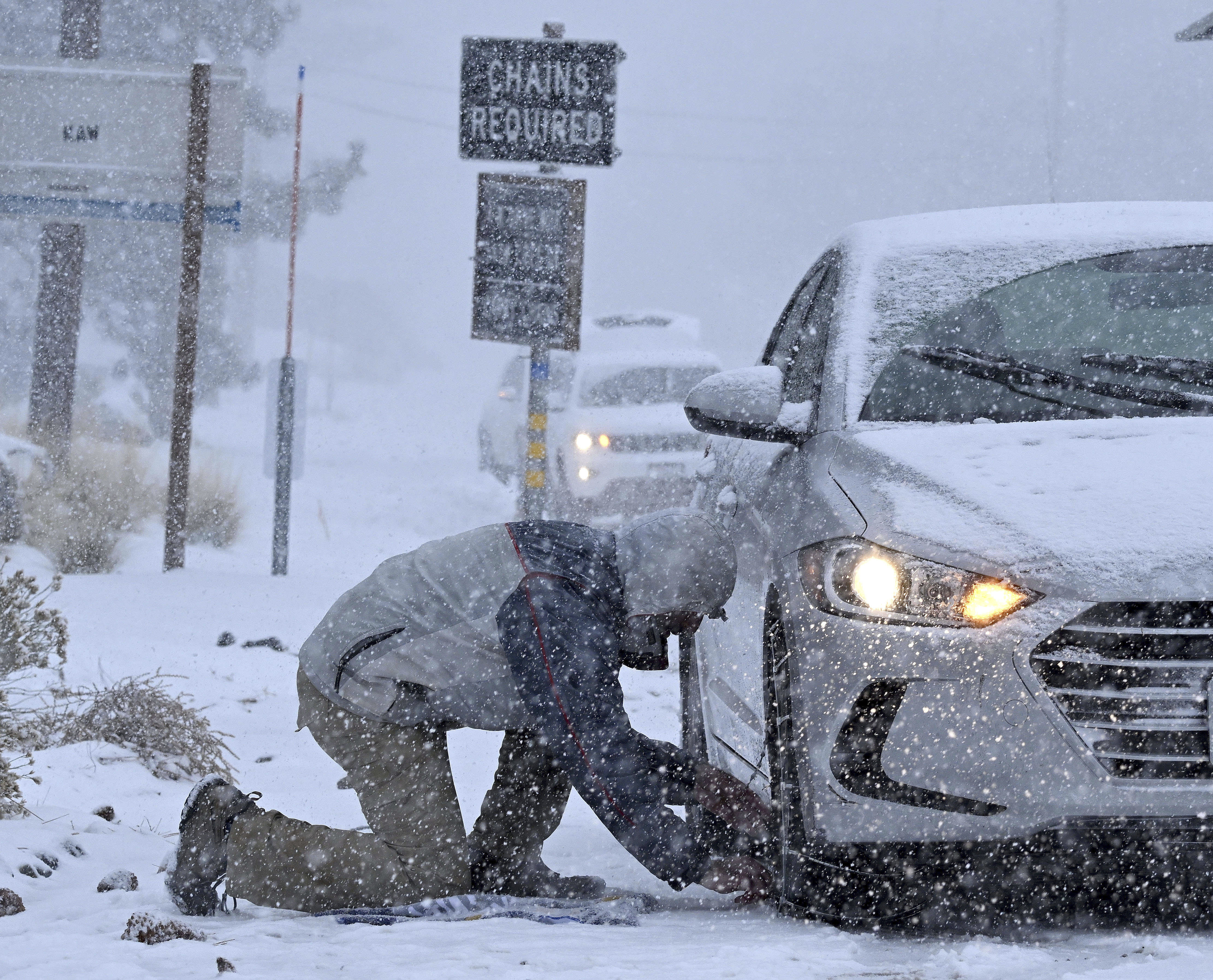 En Reno se registró la segunda temporada con más nieve en 77 años (AP)
