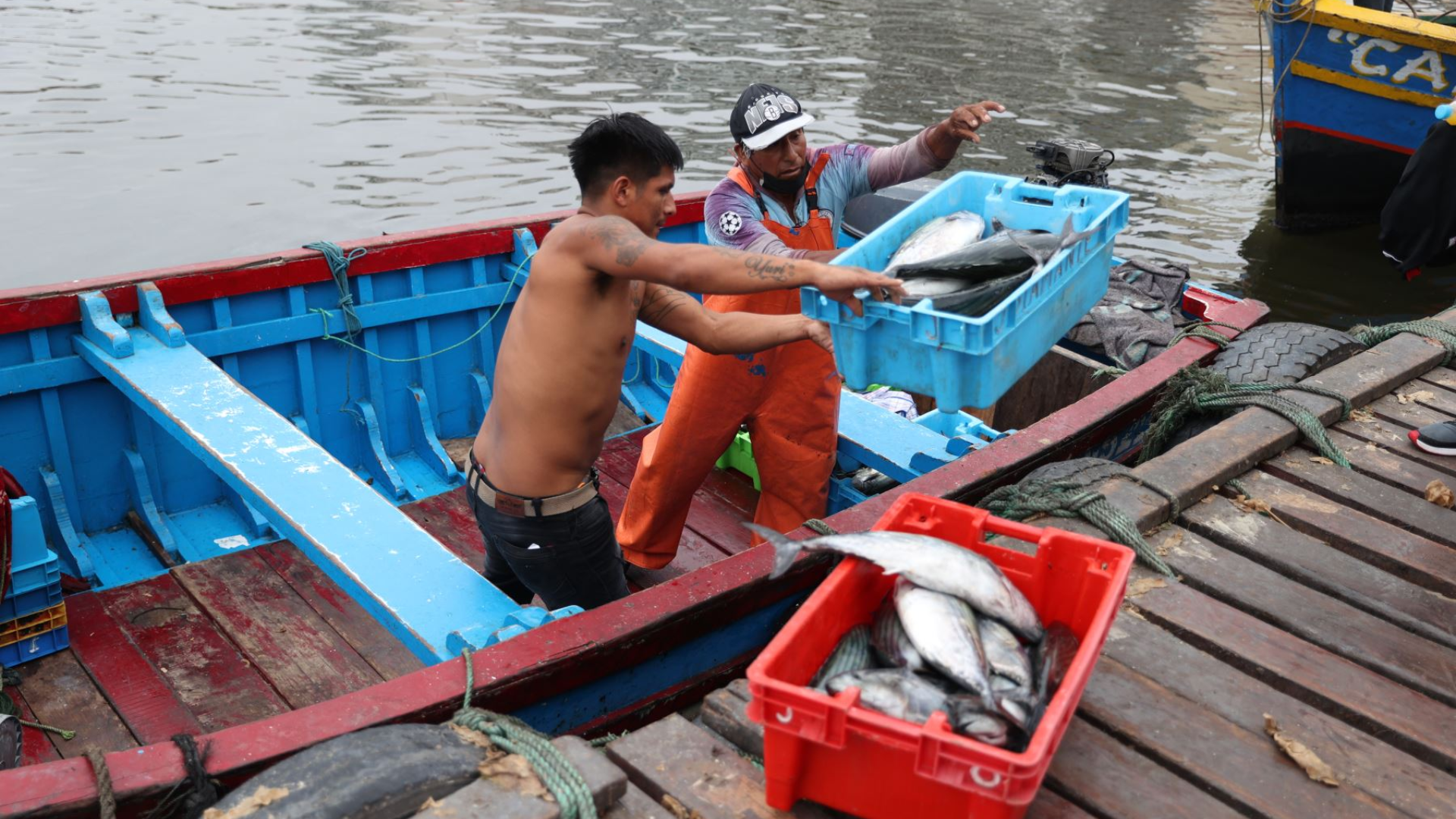 Huaicos e inundaciones ya vienen afectando la pesca en el norte del Perú. (Andina)
