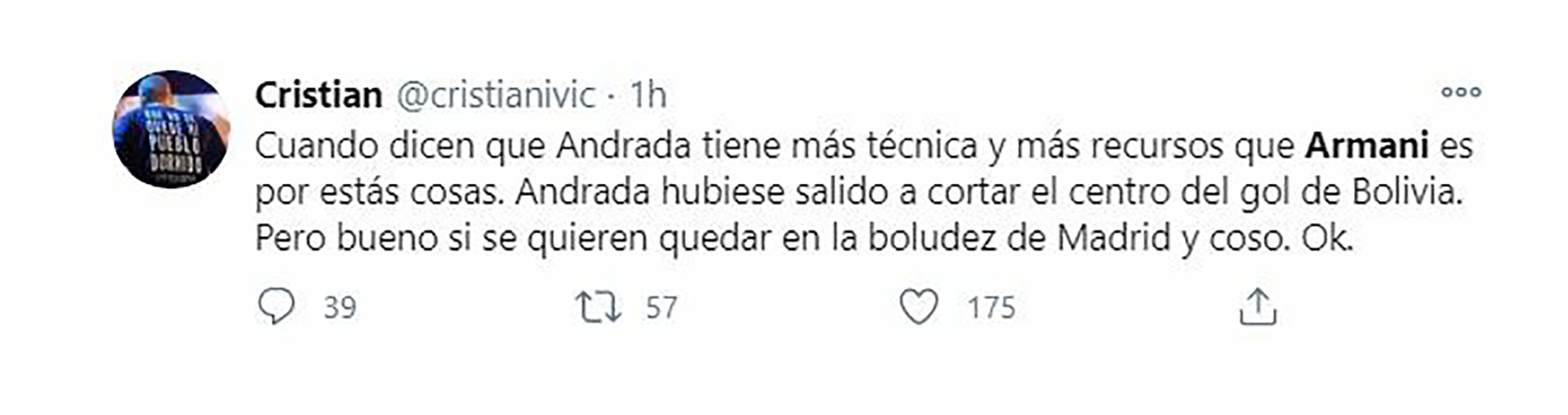 Con Franco Armani como eje de las burlas, los mejores memes del triunfo de Argentina en Bolivia