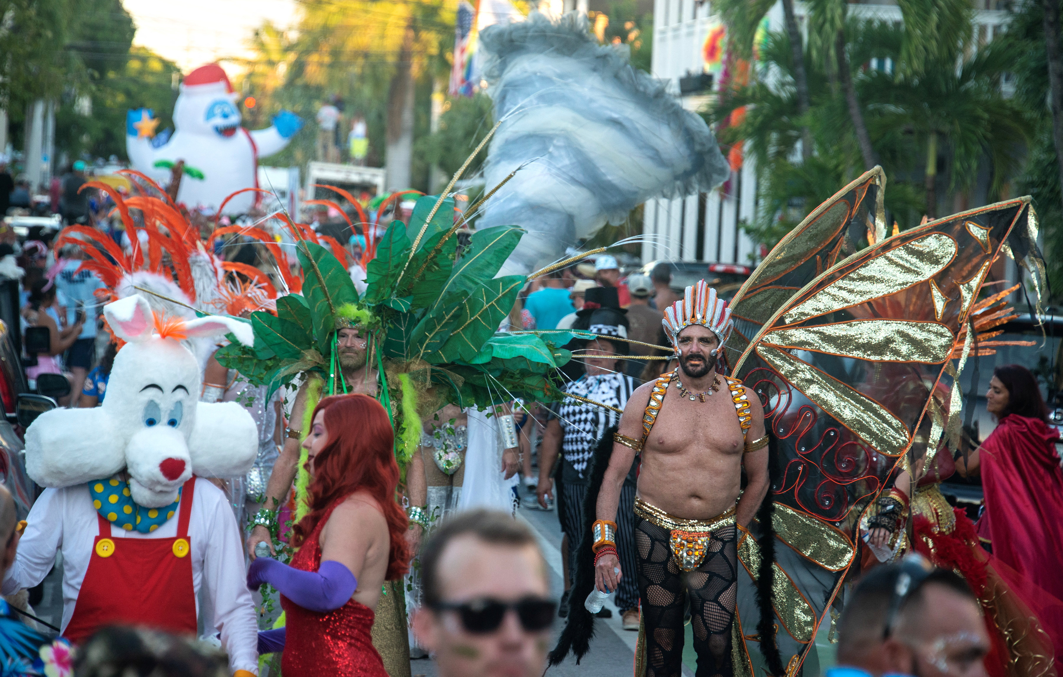 Fantasy Fest es una tradición local que reúne a miles de personas. (Andy Newman/Florida Keys News Bureau/Handout via REUTERS)