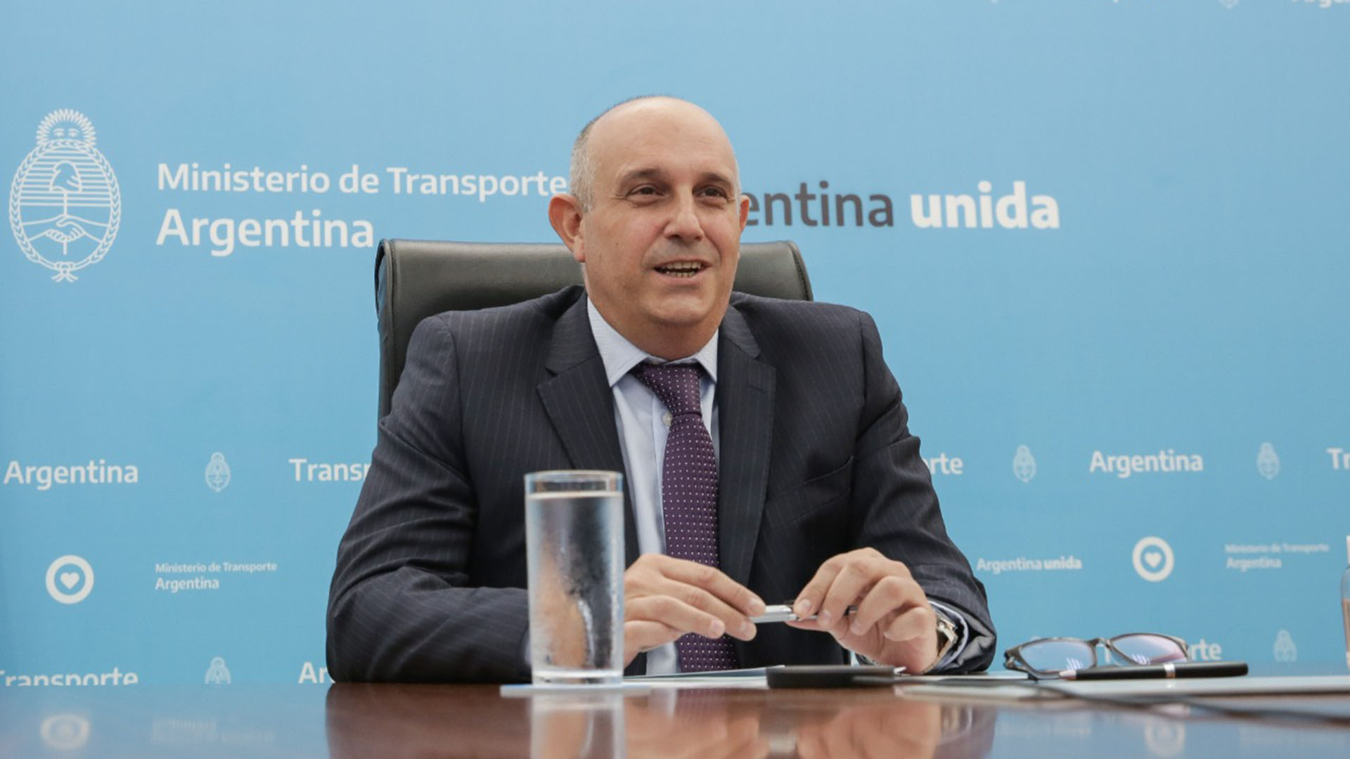 Alexis Guerrera, ministro de Transporte de la Nación. 