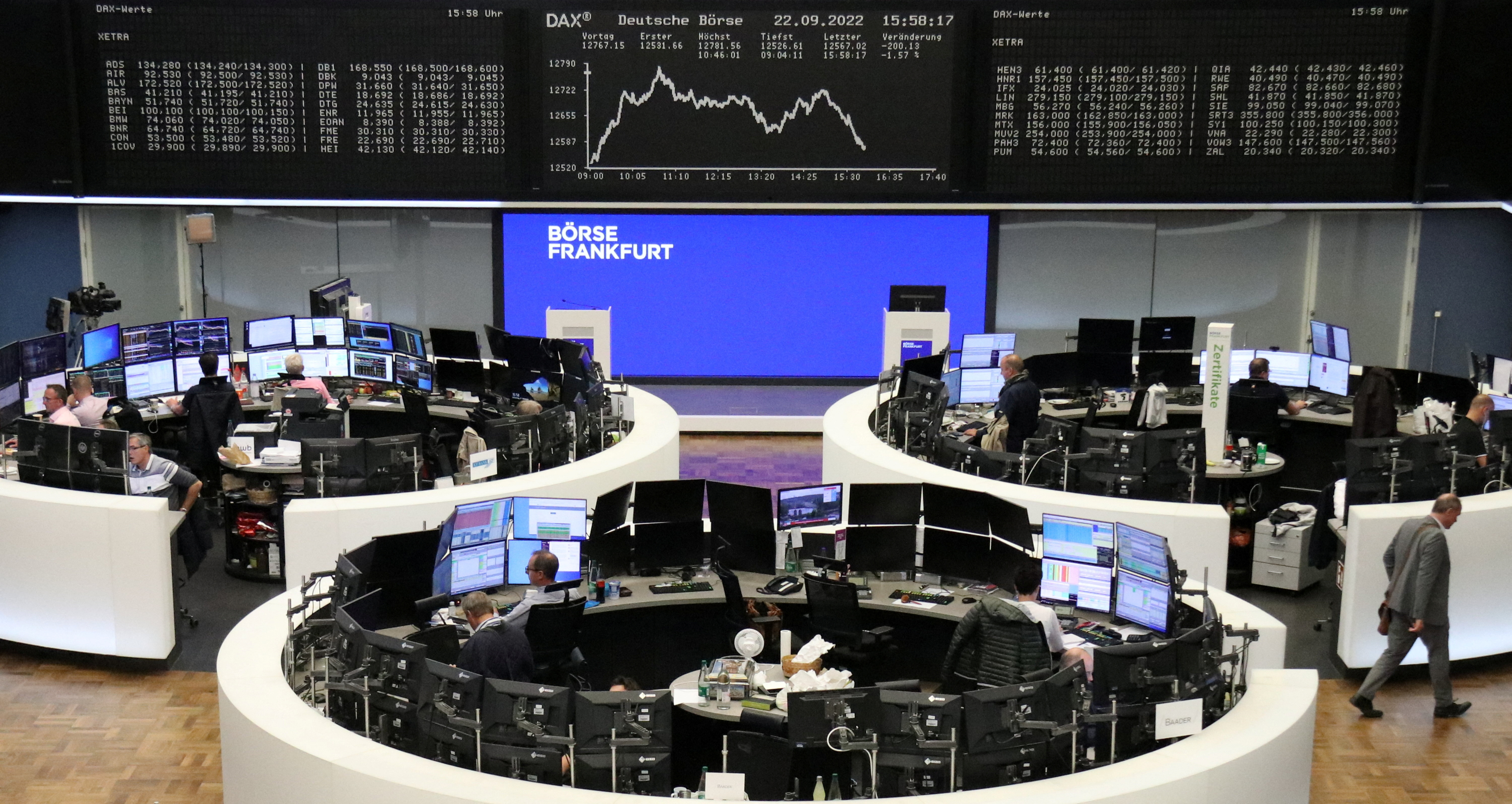 The Frankfurt Stock Exchange (REUTERS)