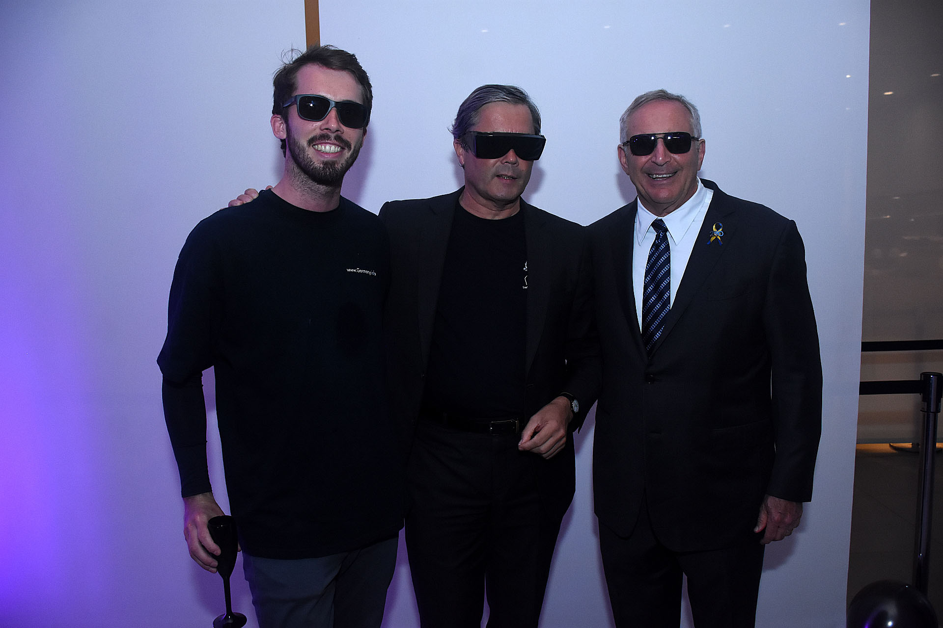 El embajador de Alemania, Ullrich Sante, y el embajador de los Estados Unidos, Marc Stanley 