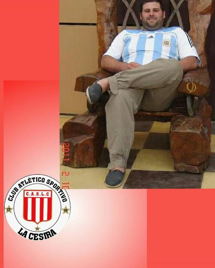 Weht era hincha y colaborador del Club Atlético Sportivo La Cesira