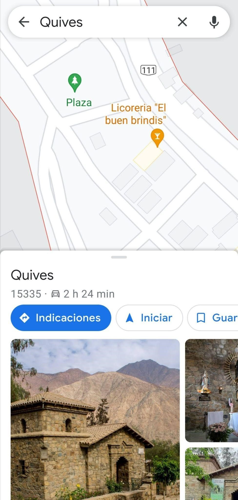 Google Maps gives you detailed information about the places you want to visit, with their coordinates and photos.  Photo: Google.