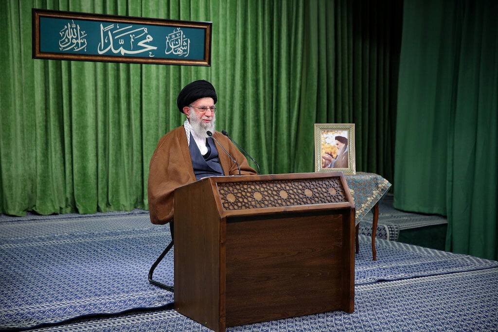 EL líder supremo iraní, el Ayatollah Ali Khamenei