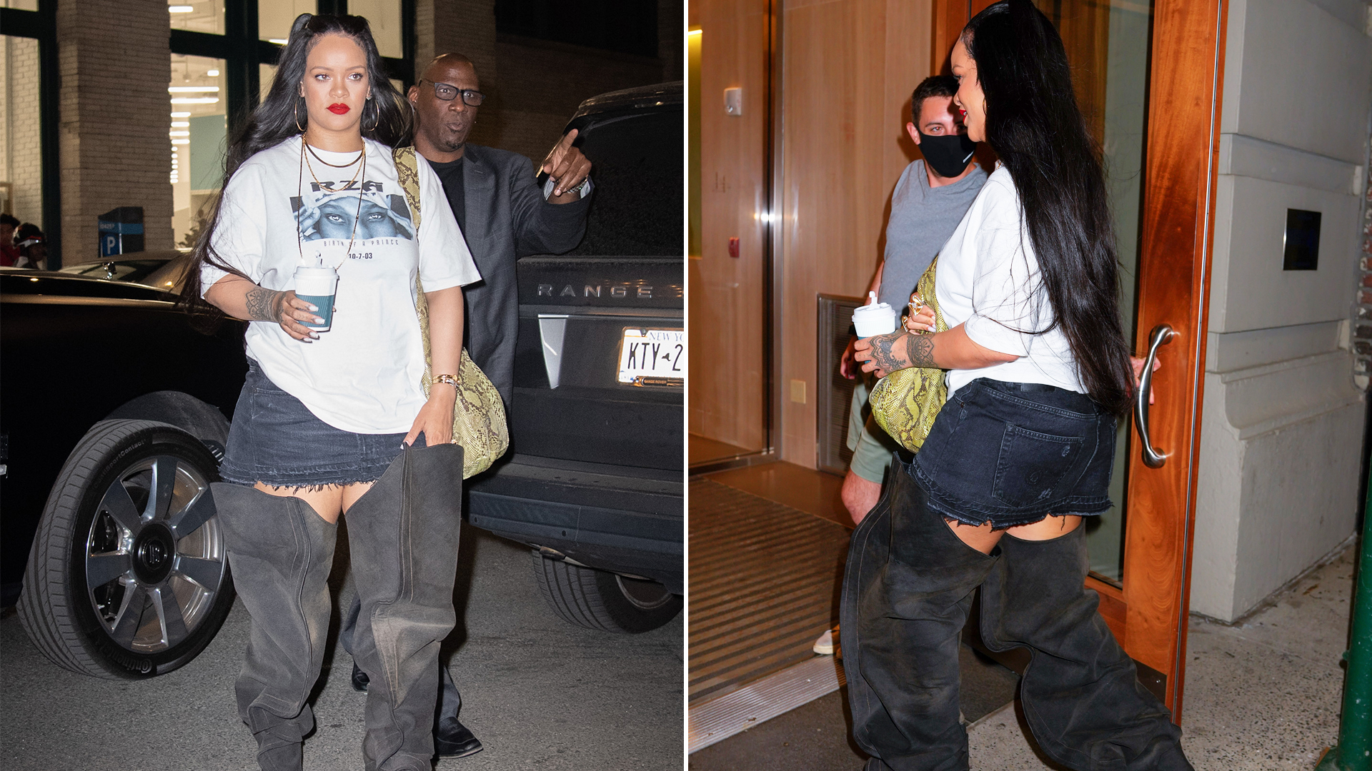 ¿A la vanguardia de la moda?: así son las provocadoras botas XXL de Rihanna 