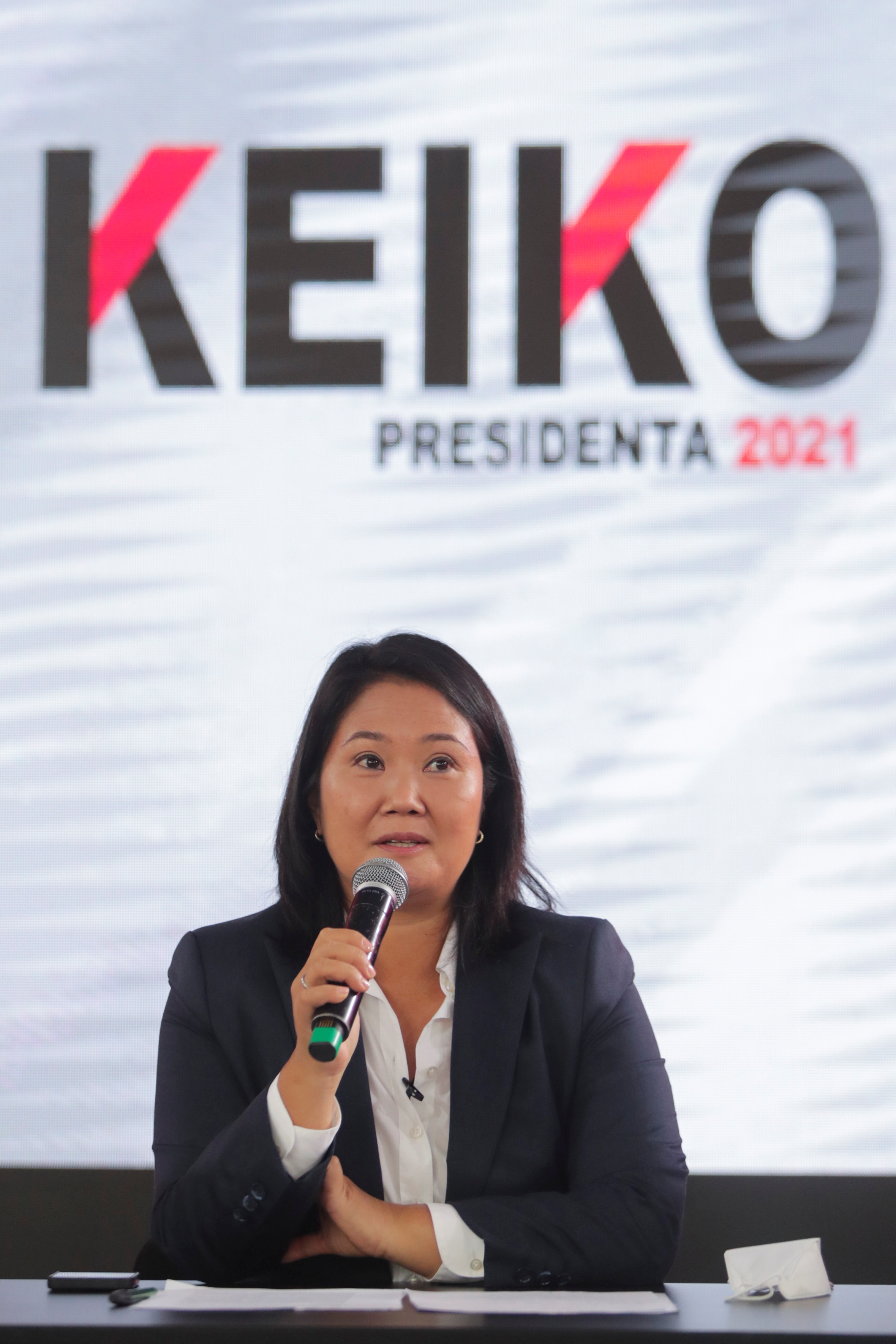 Keiko Fujimori volvió a denunciar fraude (REUTERS/Sebastián Castañeda)