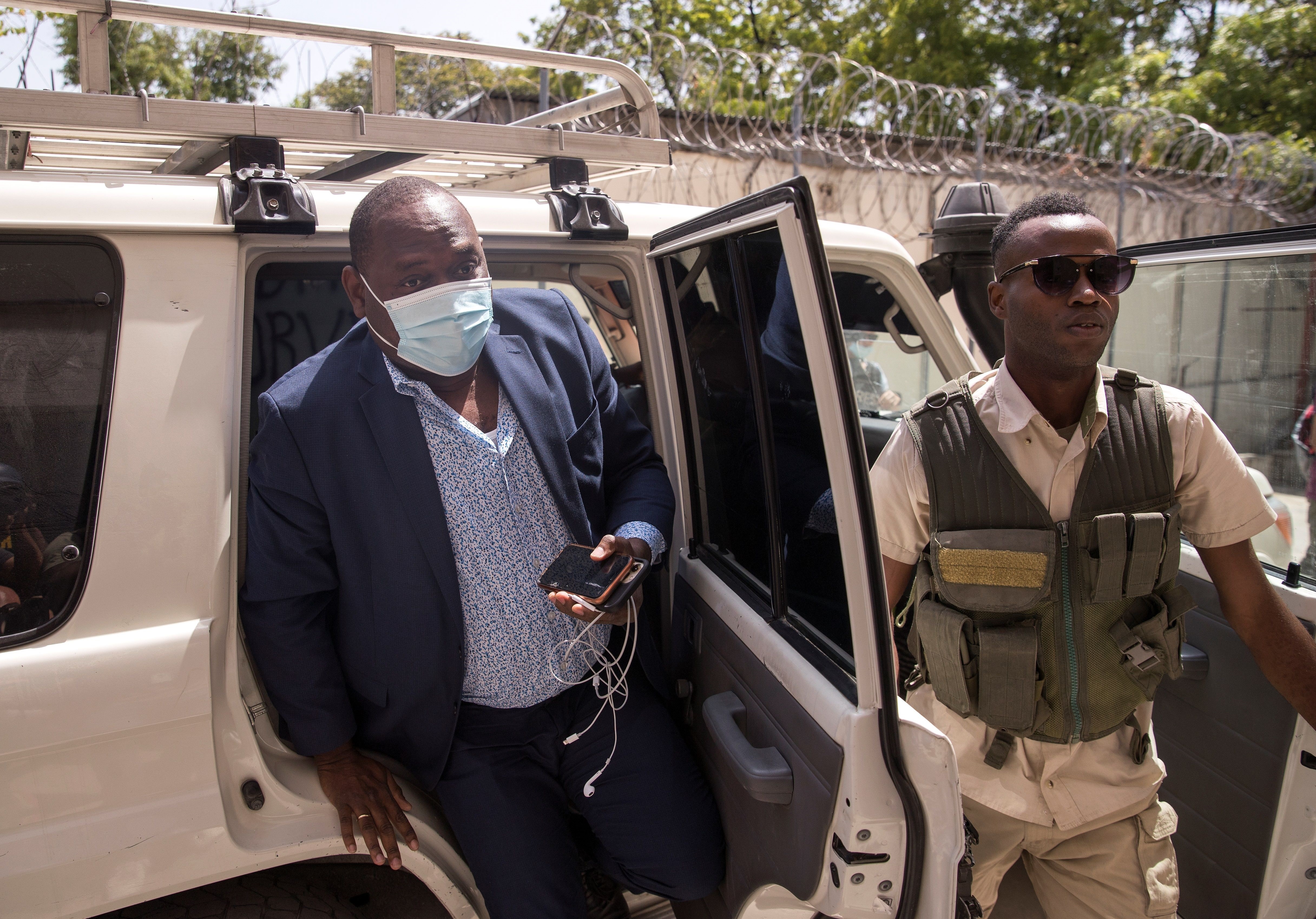 El fiscal Bed-Ford Claude, quien lleva el caso de magnicidio del presidente haitiano Jovenel Moise