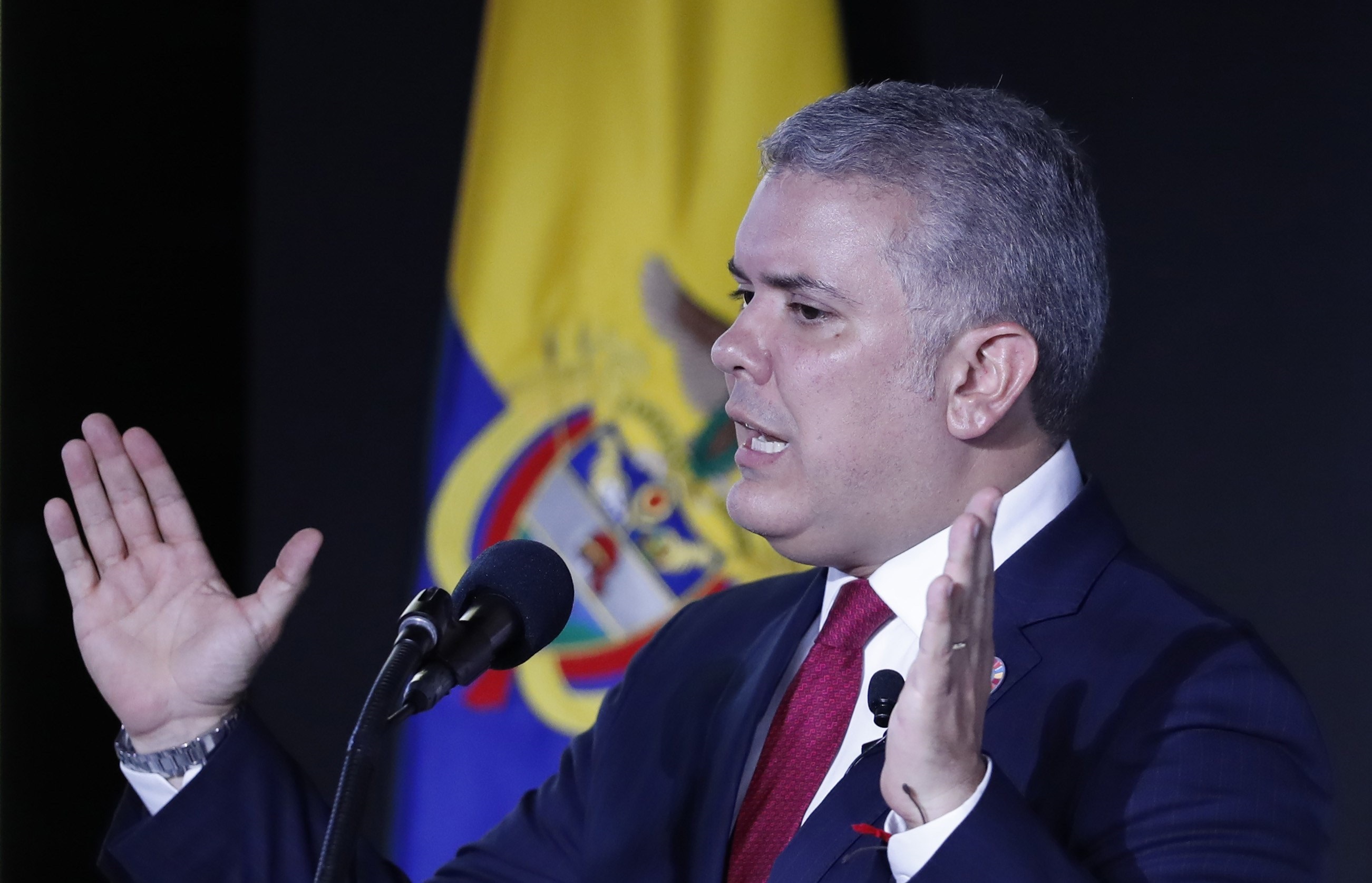 En la imagen, el presidente de Colombia, Iván Duque. EFE/Mauricio Dueñas Castañeda/Archivo
