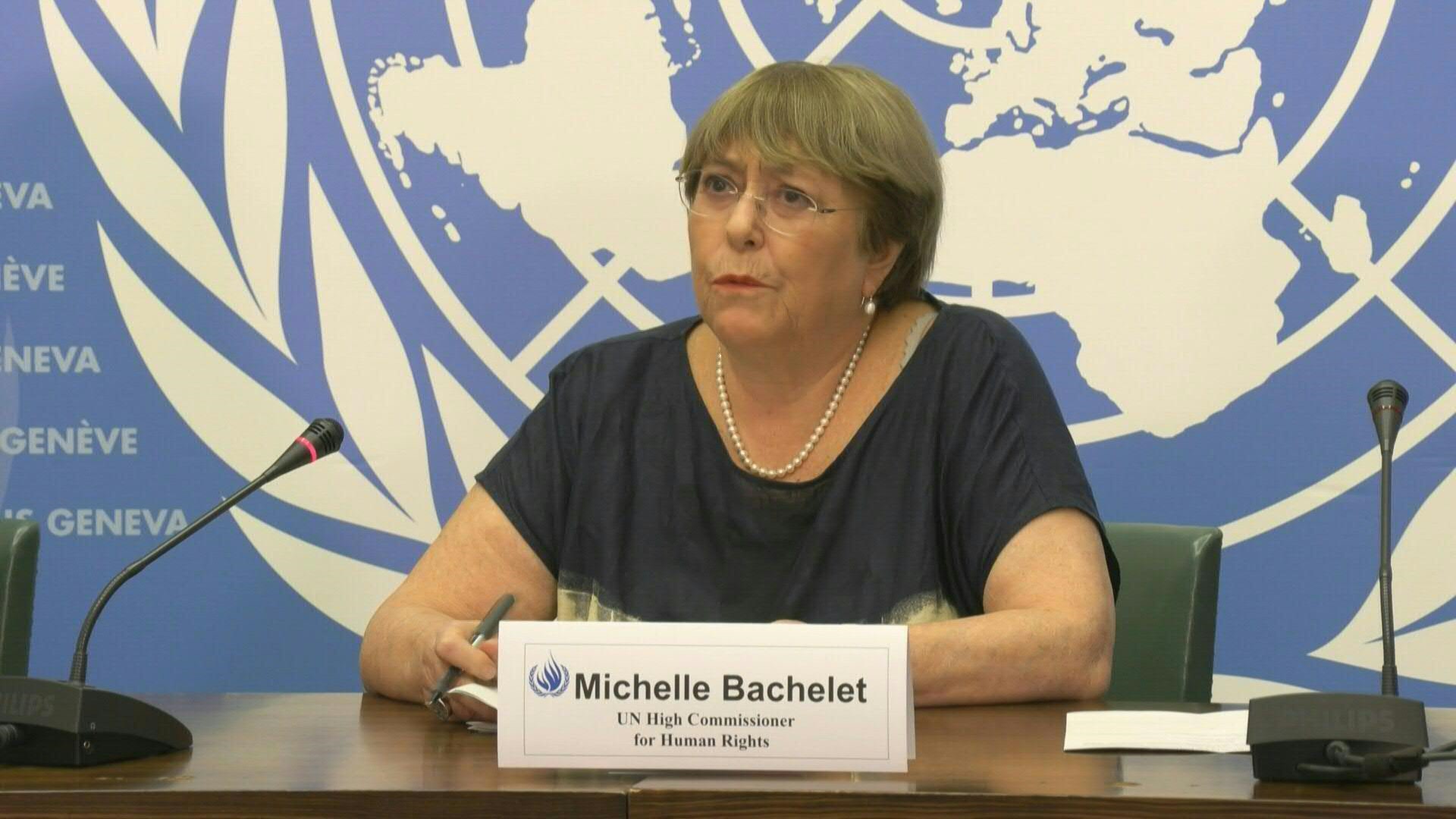 A menos de una semana de concluir su mandato como Alta Comisionada de la ONU para los Derechos Humanos, Michelle Bachelet, reconoció que estaba recibiendo "grandes presiones" realizadas por China para evitar que se publique su informe sobre la minoría musulmana uigur