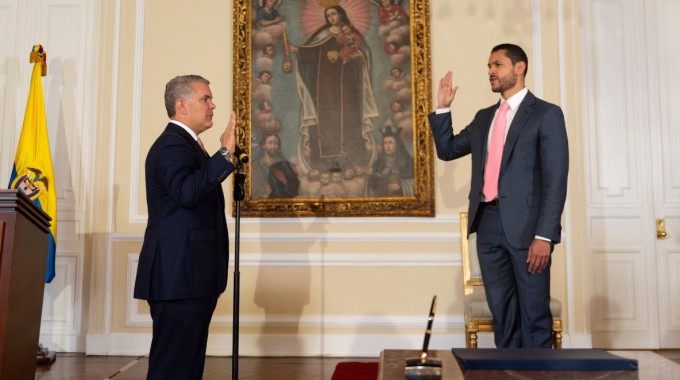 Daniel Palacios, exviceministro de Relaciones Políticas y ahora nuevo ministro del Interior. Foto: Ministerio del Interior