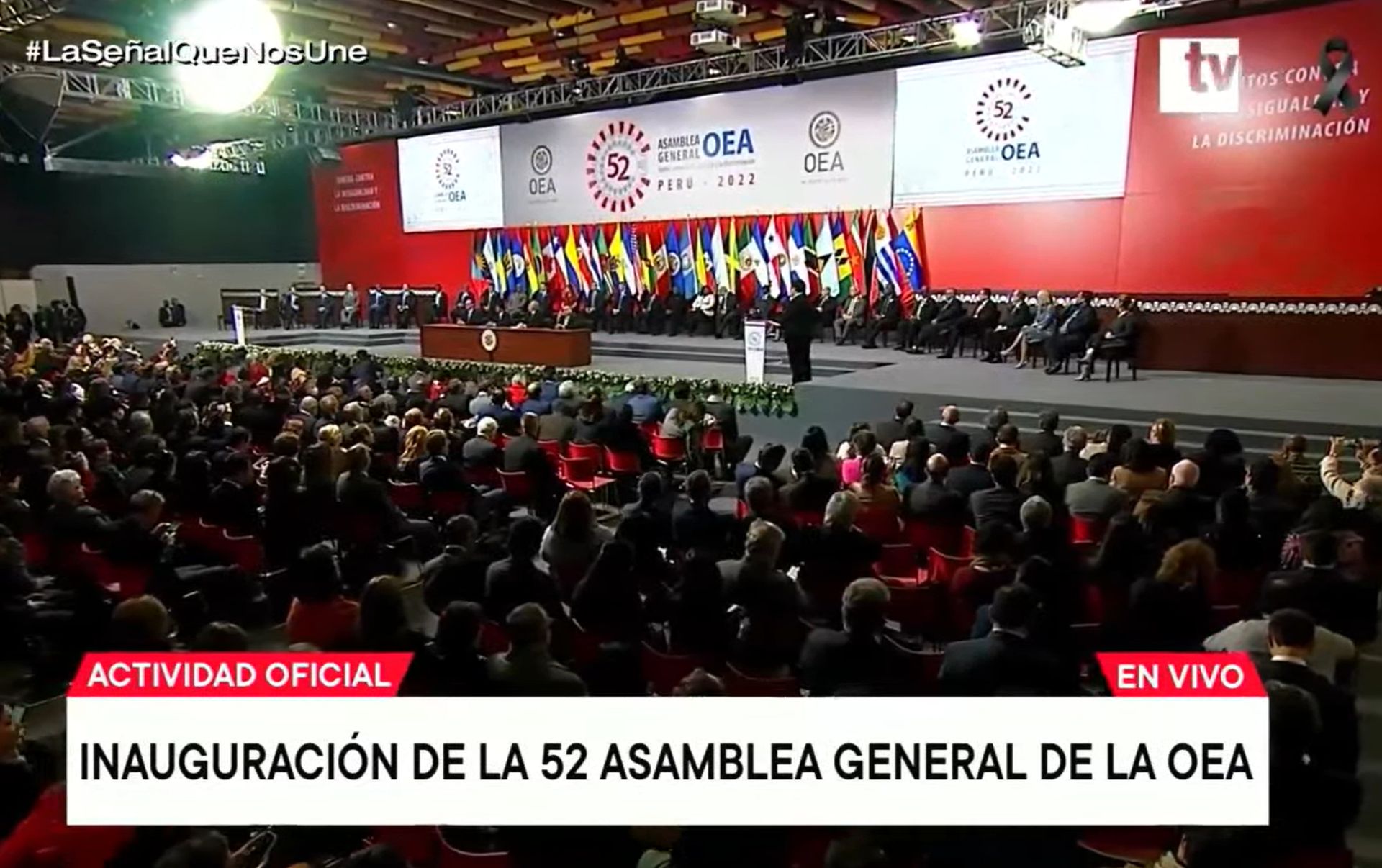 Se inaugura oficialmente la Asamblea de la OEA en Lima