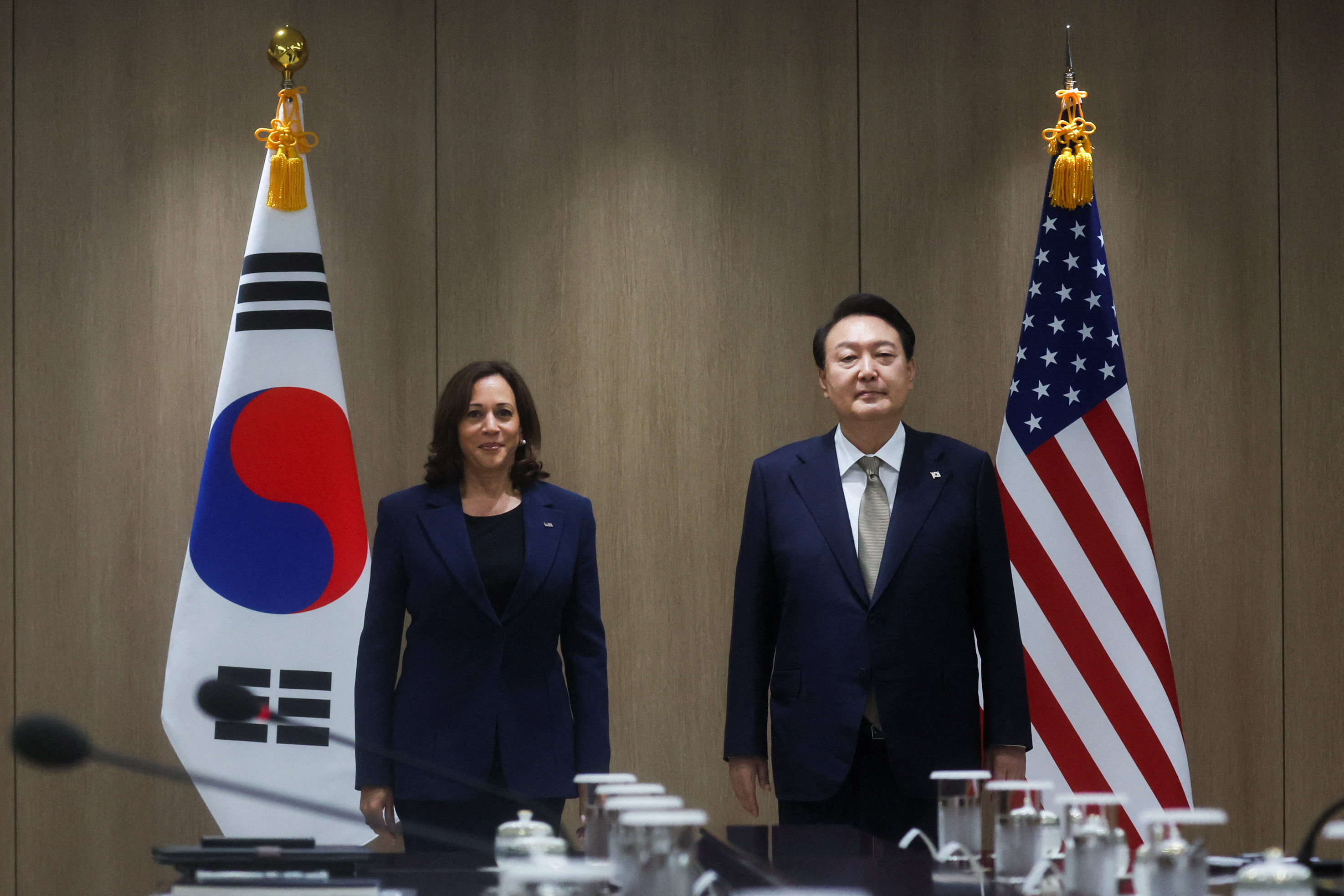 Kamala Harris llegó a Seúl para confirmar el respaldo de EEUU ante las amenazas de Pyongyang
