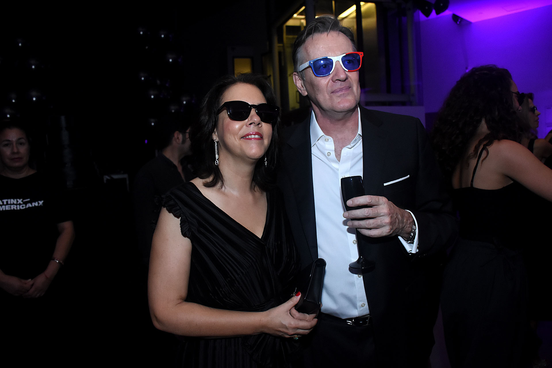 La embajadora de Francia, Claudia Scherer-Effosse, y su marido Jean-Jacques Effosse