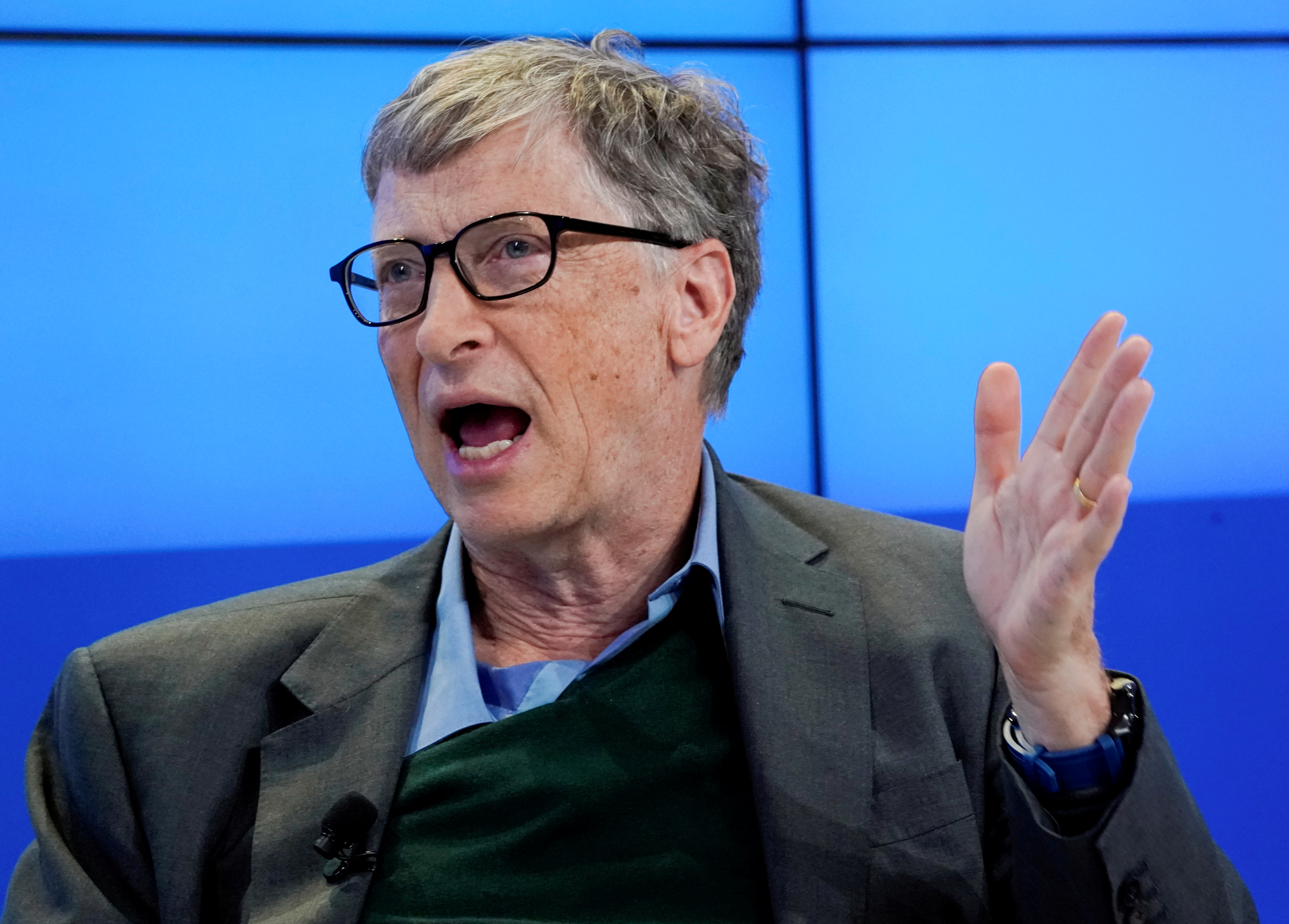 El sistema favorito de Bill Gates para un celular es Android. REUTERS/Denis Balibouse/File Photo