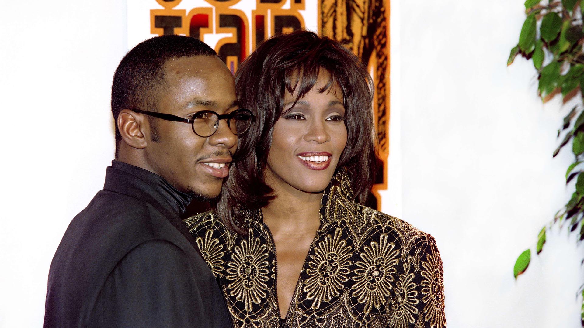 Whitney Houston y su esposo, Bobby Brown (Foto: Vince Bucci / AFP)
