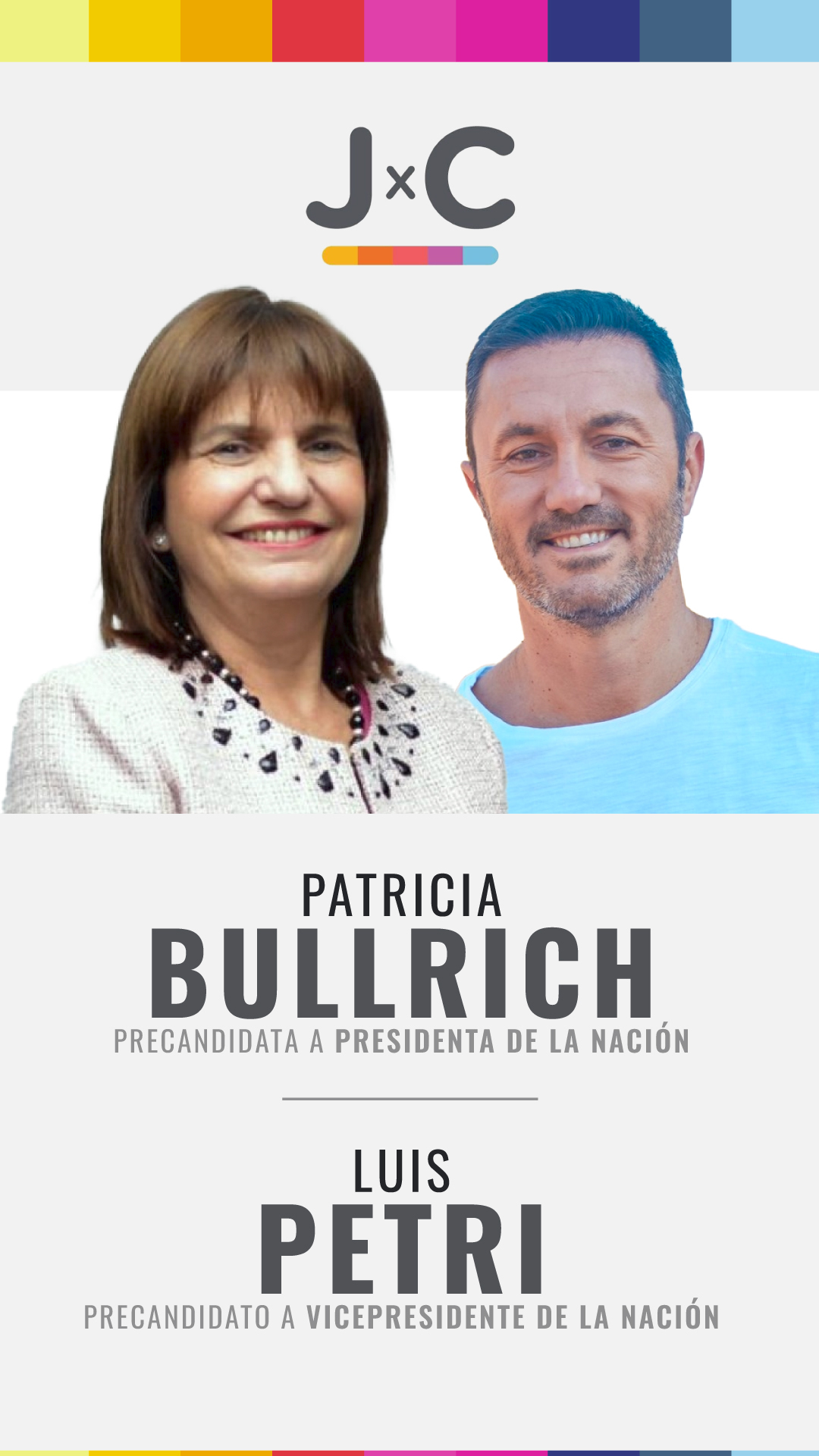 Patricia Bullrich y Luis Petri, los otros postulantes de la oposición 