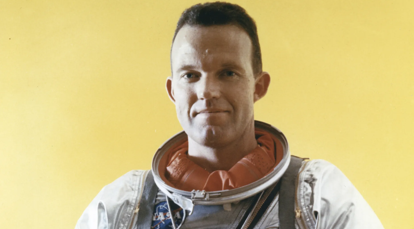 El 15 de mayo de ese año de la década del 60, el comandante de la Fuerza Aérea estadounidense, Gordon Cooper, fue el astronauta solitario a bordo de una nave espacial Mercury (Getty Images)