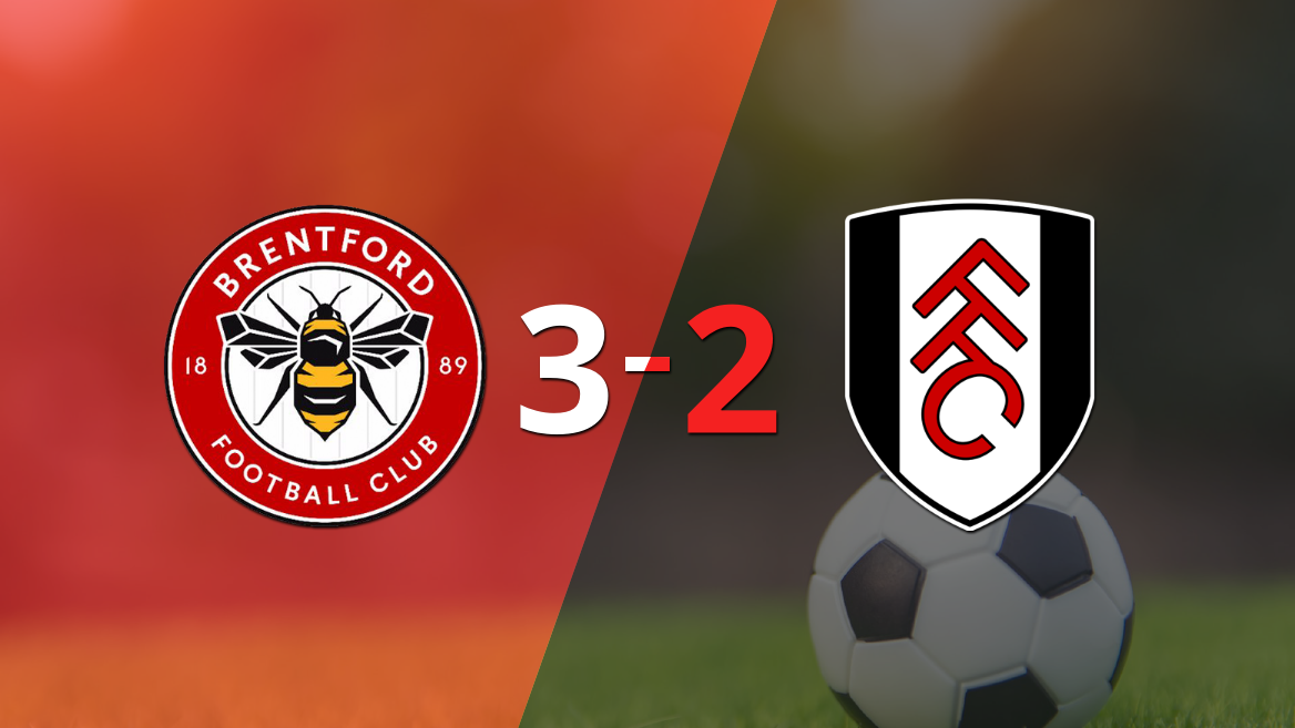 A puro gol, Brentford se quedó con la victoria frente a Fulham por 3 a 2