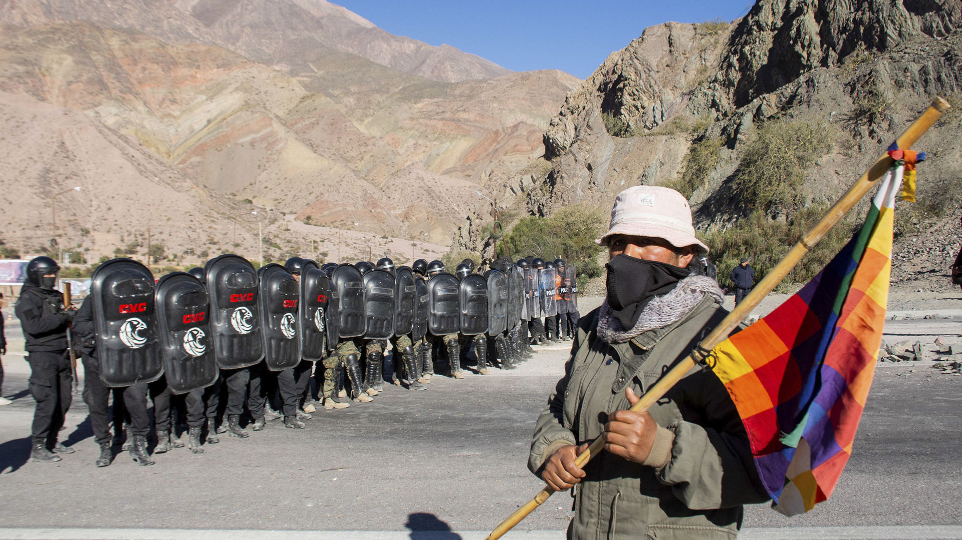 Purmamarca: continúan los cortes de ruta y las protestas en Jujuy(Télam)