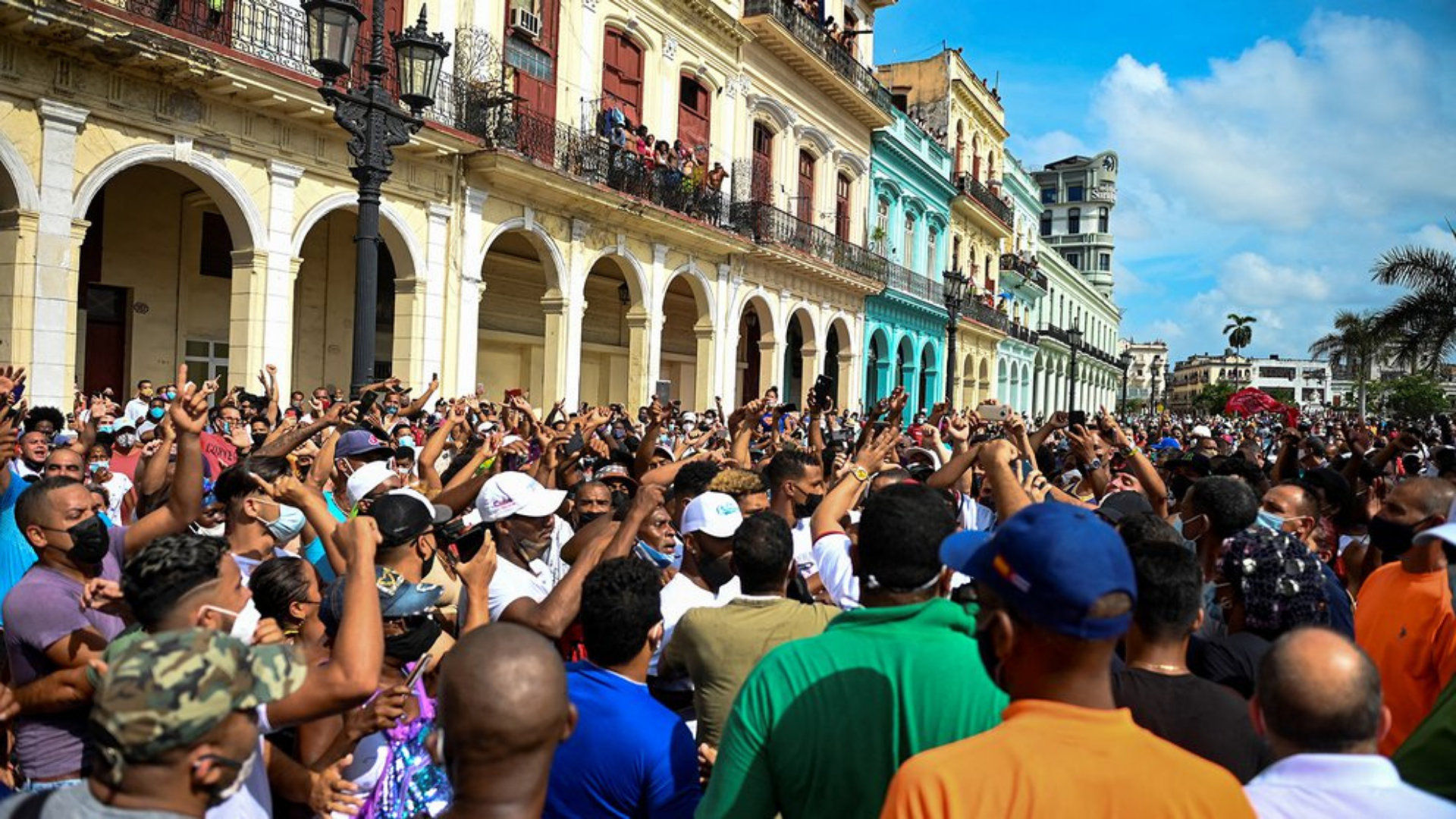 Protestas en Cuba (Fotos: AFP y Reuters)