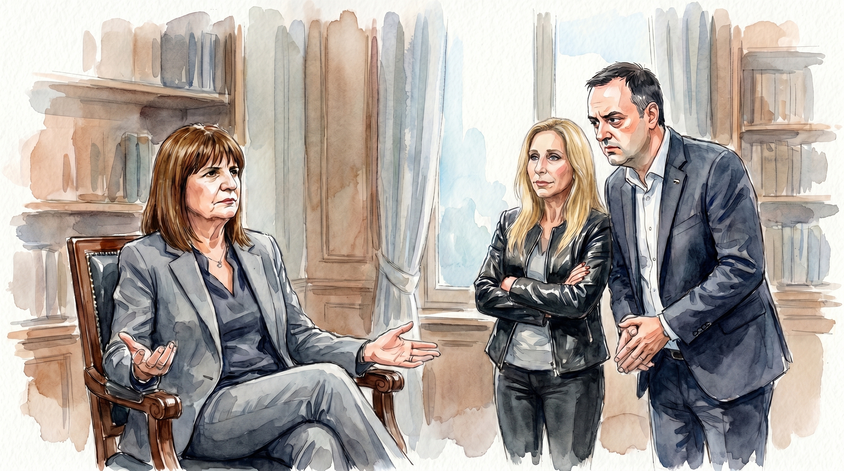 Cortocircuitos y hartazgo en el Gobierno por la interna entre Karina Milei y Bullrich a ra&iacute;z del caso Adorni
