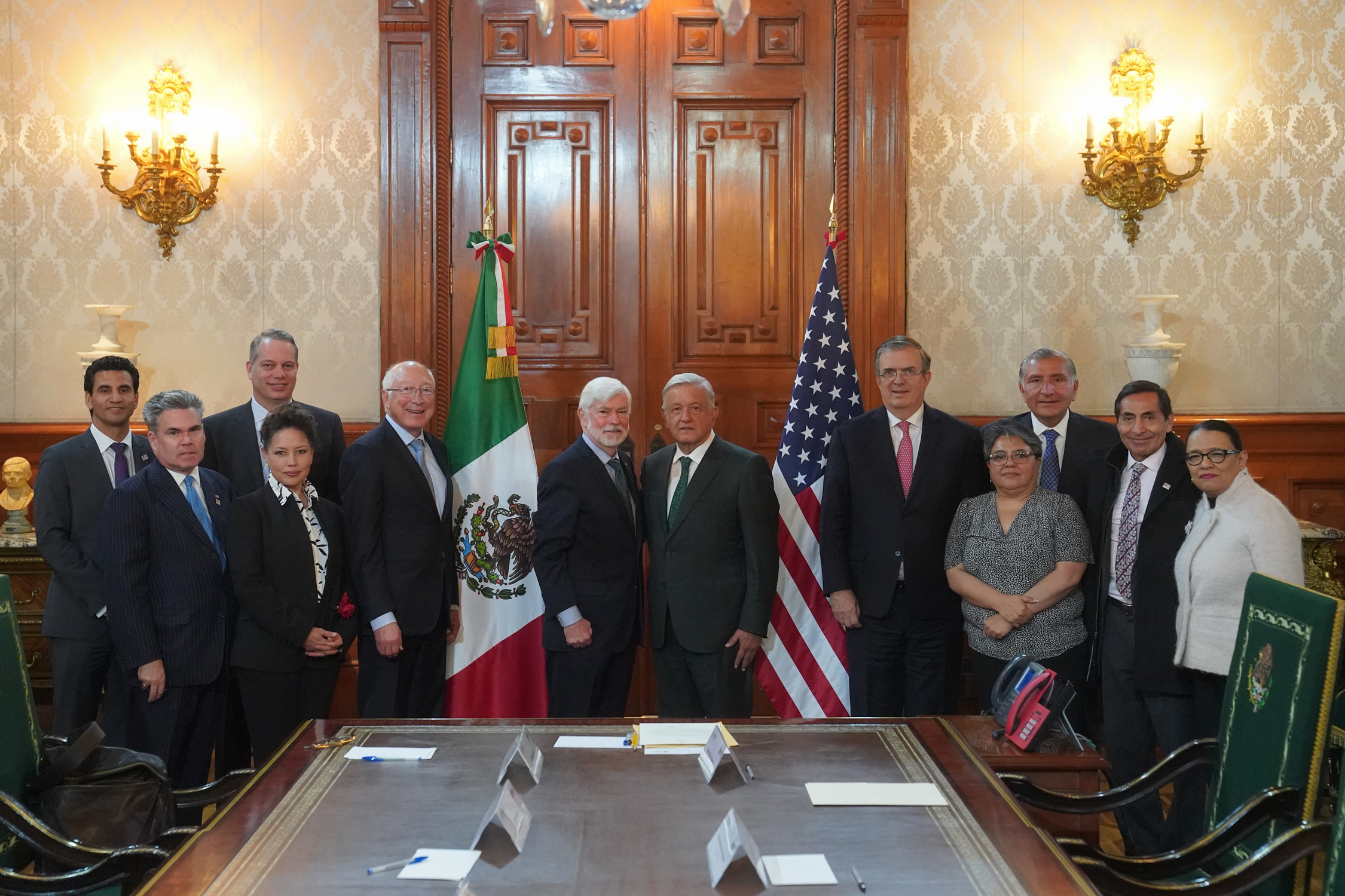 México y Estados Unidos celebraron 200 años de relaciones diplomáticas (Twitter/@lopezobrador_)