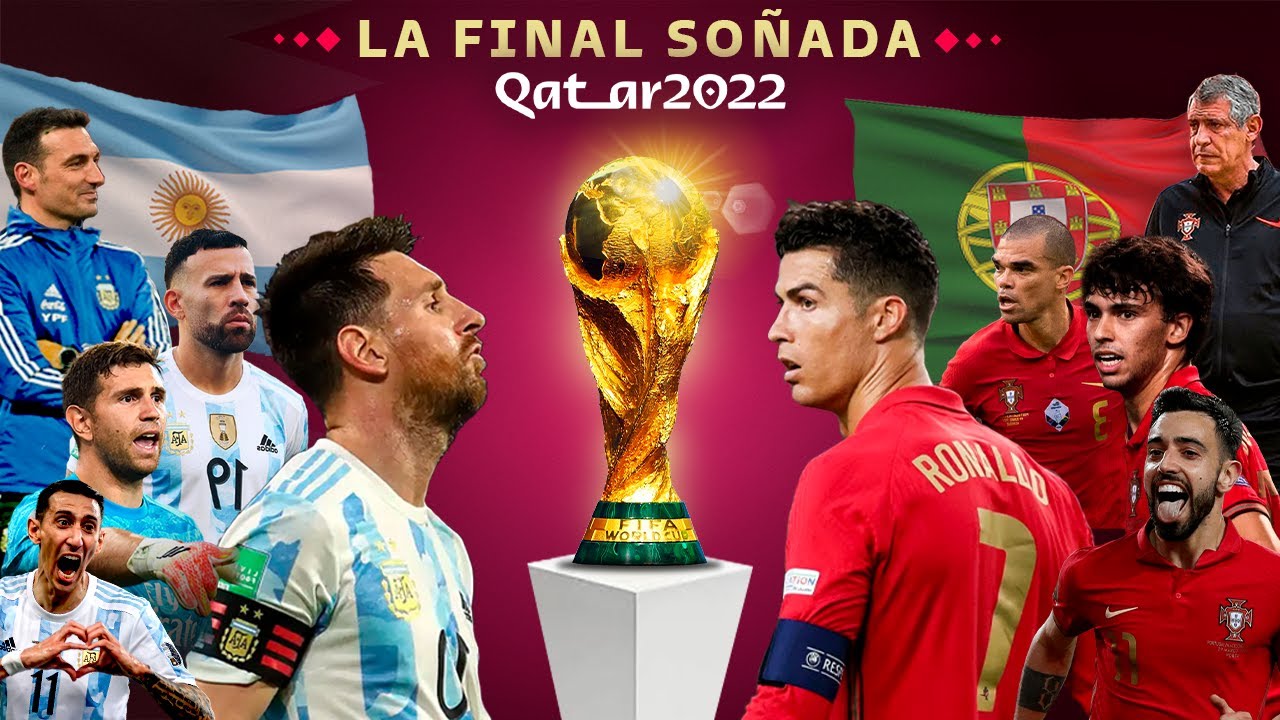 La final soñada, Argentina vs Portugal. (foto: YouTube)