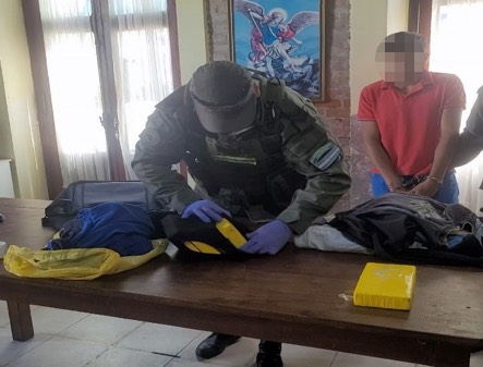Los paquetes con cocaína hallados en Tucumán 