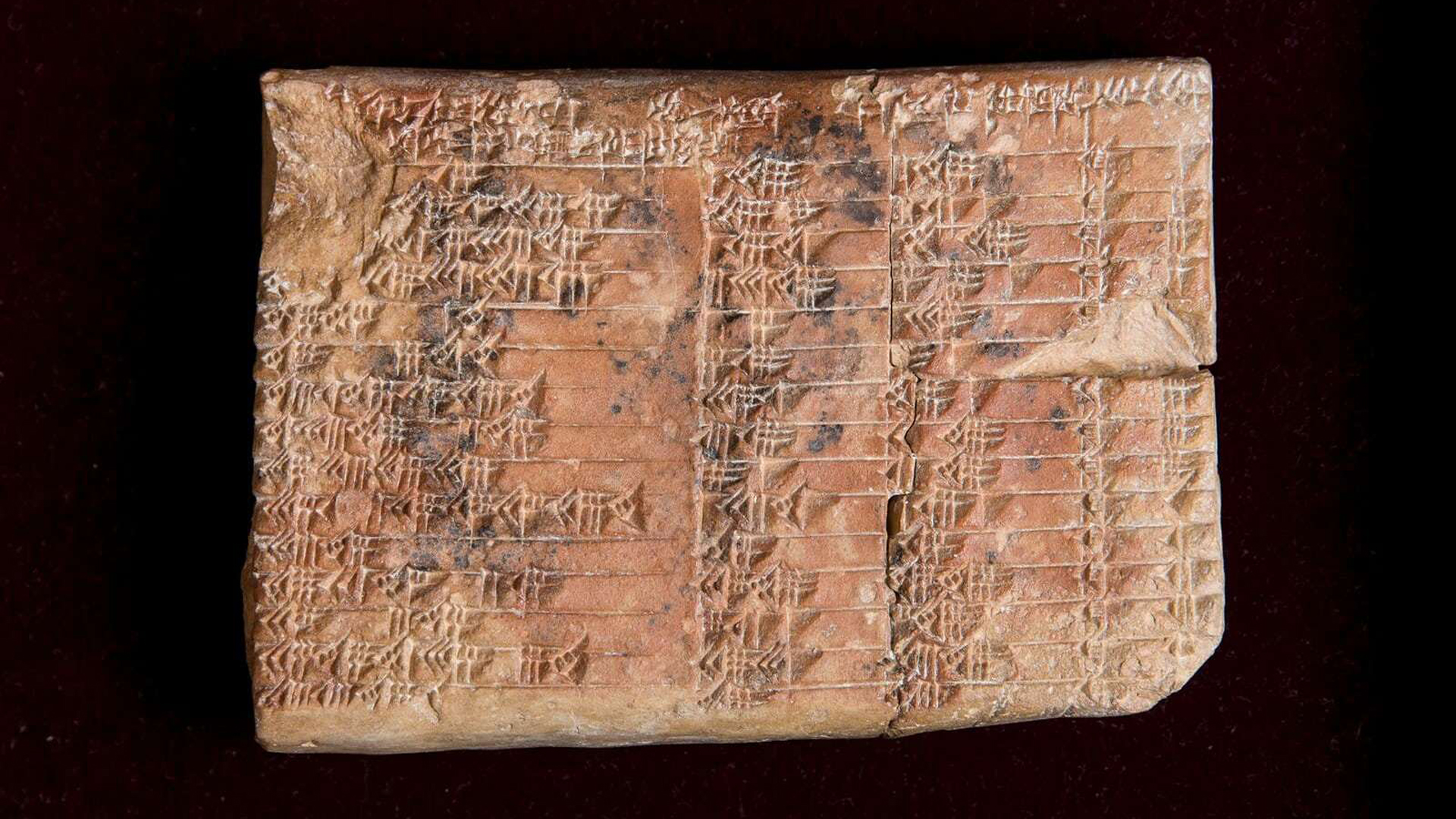 Una sofisticada tabla trigonométrica que los babilonios utilizaron para construir edificios, pirámides y canales