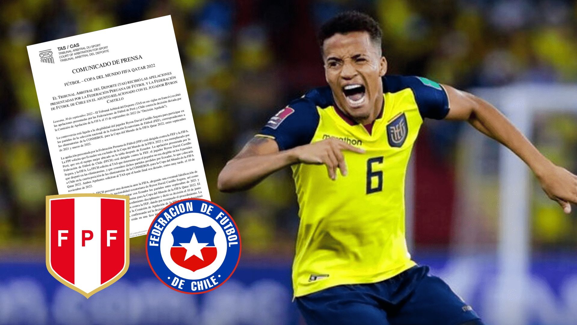El abogado del futbolista Byron Castillo anunció millonaria demanda contra Chile: “Les va a salir caro” - Infobae