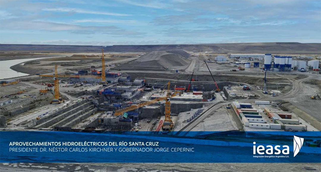 La construcción de las represas hidroeléctricas en Santa Cruz también está bajo la órbita de IEASA