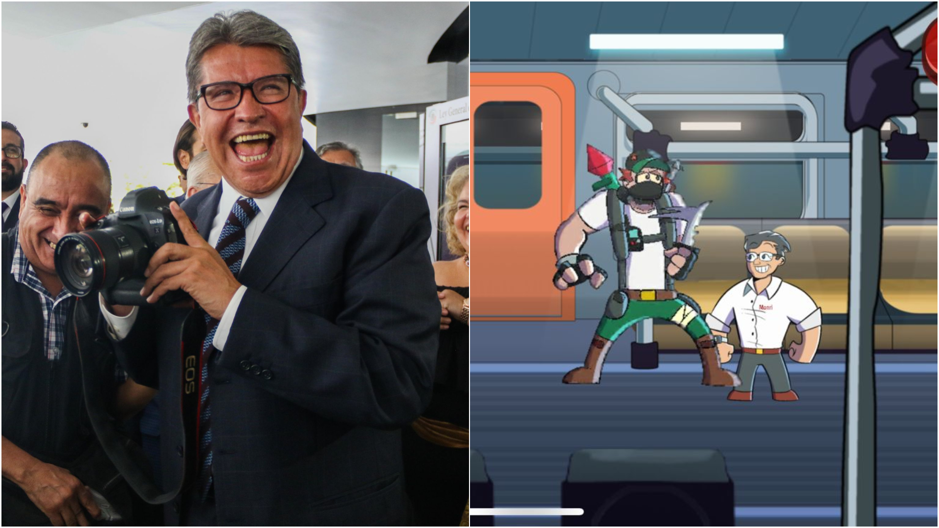 El senador con licencia presentó un videojuego para celulares (Twitter/@RicardoMonrealA/Cuartoscuro)