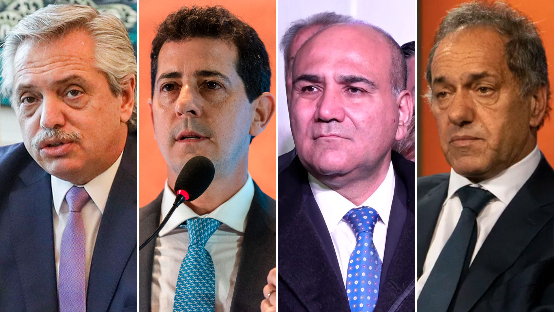 Alberto Fernández, Wado De Pedro, Juan Manzur, Daniel Scioli, cuatro nombres propios que están en la danza de posibles candidatos 