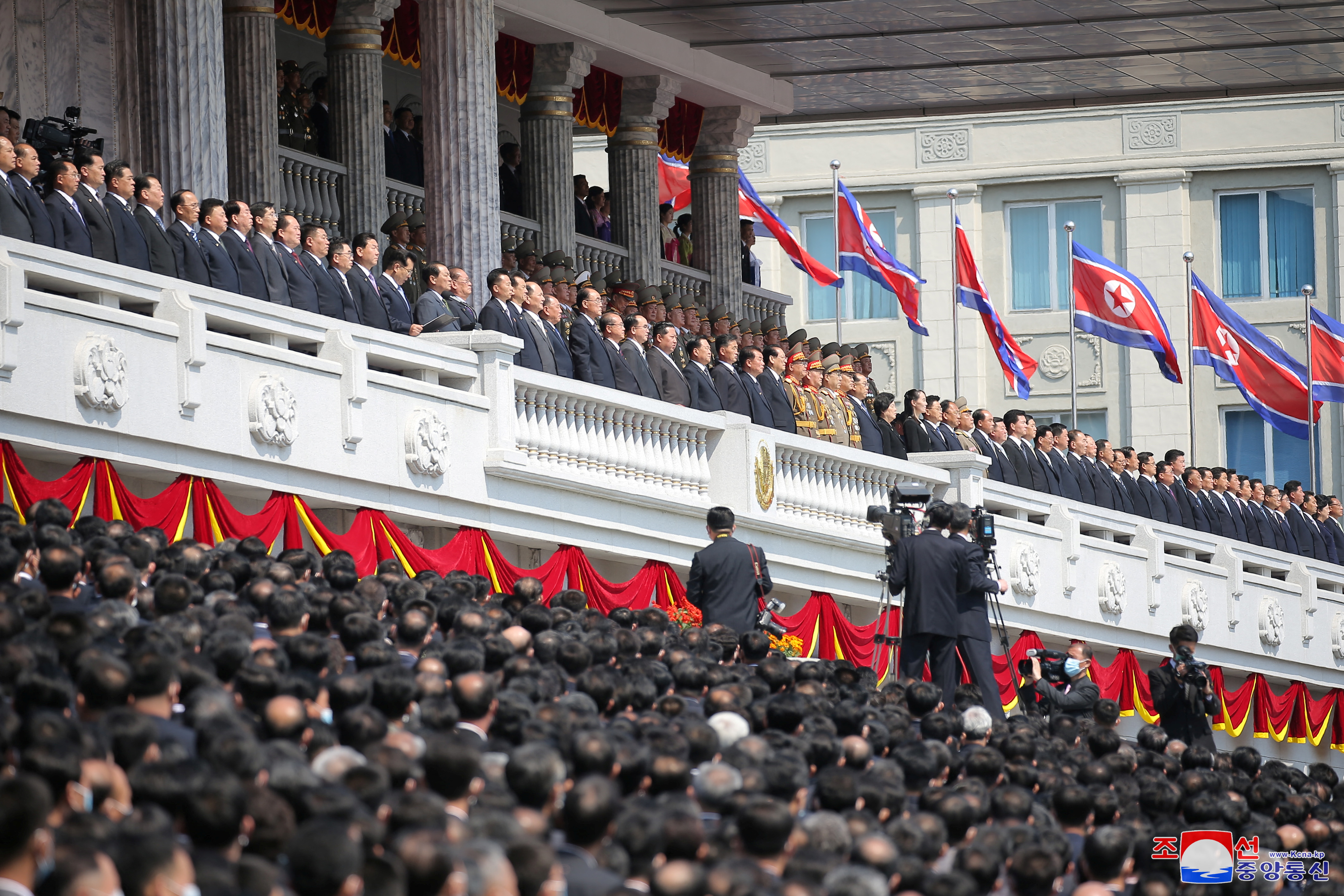 Pyongyang, Corea del Norte, el 15 de abril de 2022. Imagen tomada el 15 de abril de 2022 por la Agencia Central de Noticias de Corea del Norte (KCNA). KCNA vía REUTERS