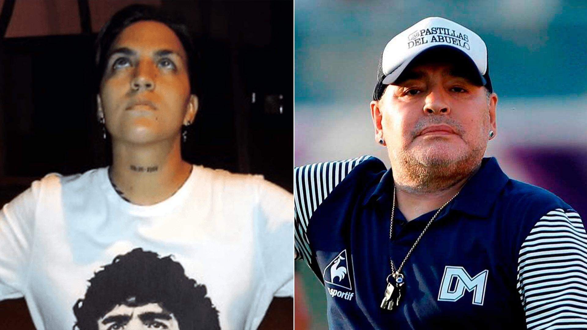 Eugenia Laprovittola y Diego Maradona