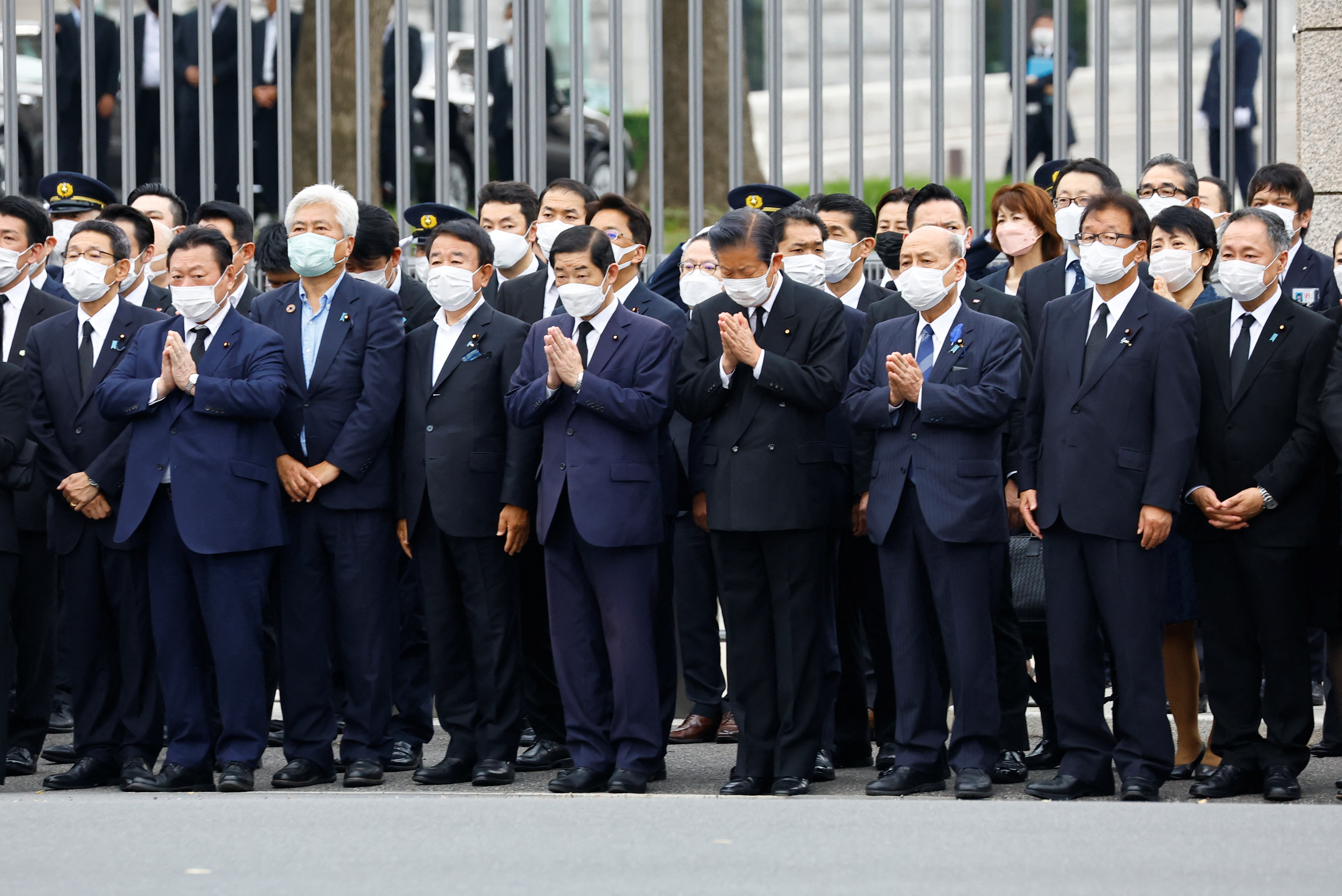 el funeral de Shinzo Abe