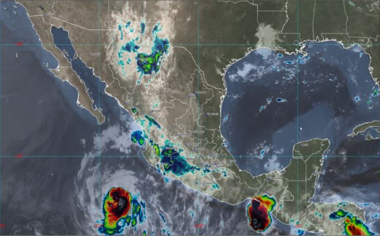 Huracán Bonnie se debilita gradualmente y se aleja de las costas de México, pero continurán las lluvias