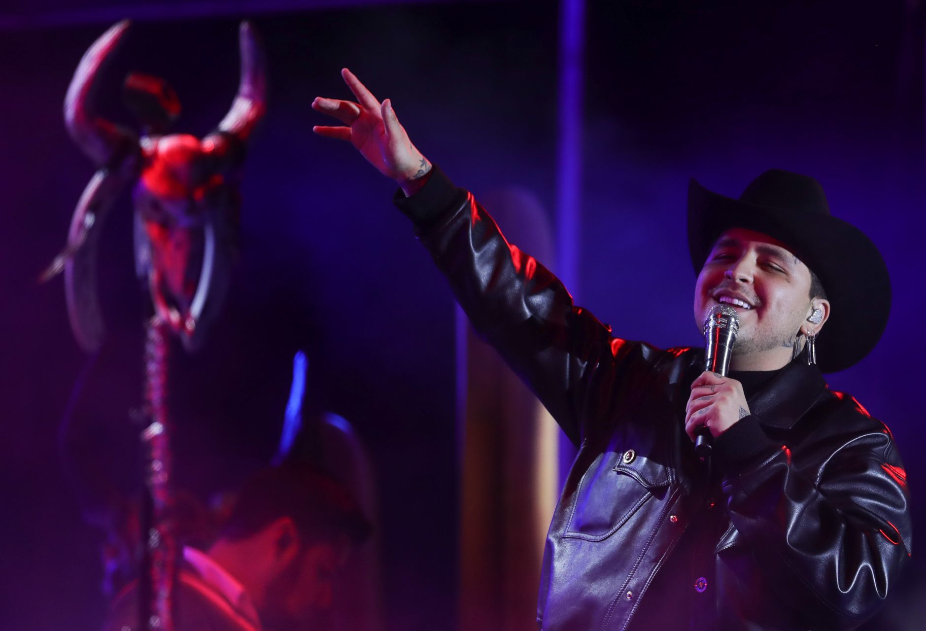Christian Nodal continúa cosechando éxitos con el EP1 Forajido, parte del Top 10 de Billboard (FOTO: ESTEBAN HERNÁNEZ /CUARTOSCURO.COM)