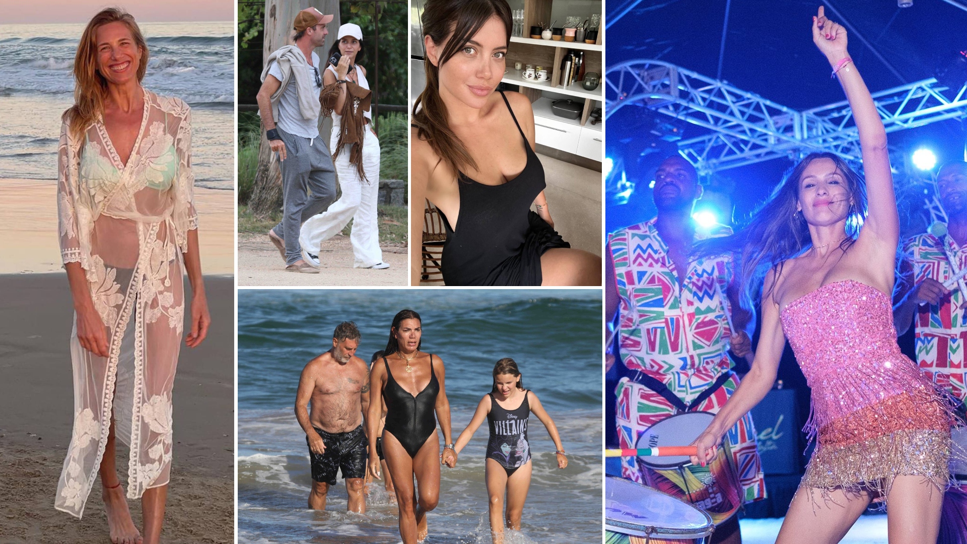 Las mejores fotos de la semana: el cumple de Pampita en Brasil, el nuevo look de Wanda y los famosos en Punta